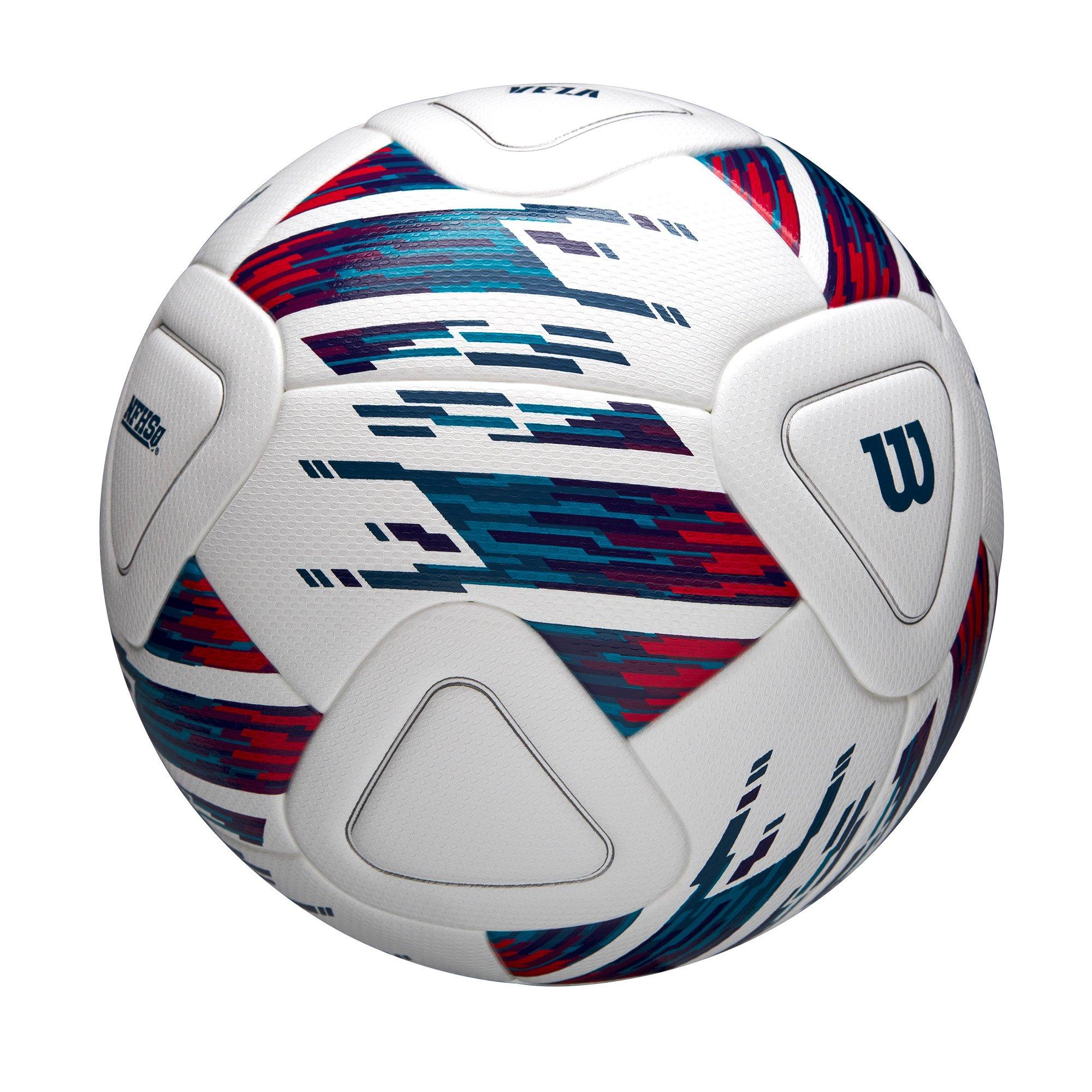 Wilson NCAA Veza Soccer Ball-White/Blue/Purple