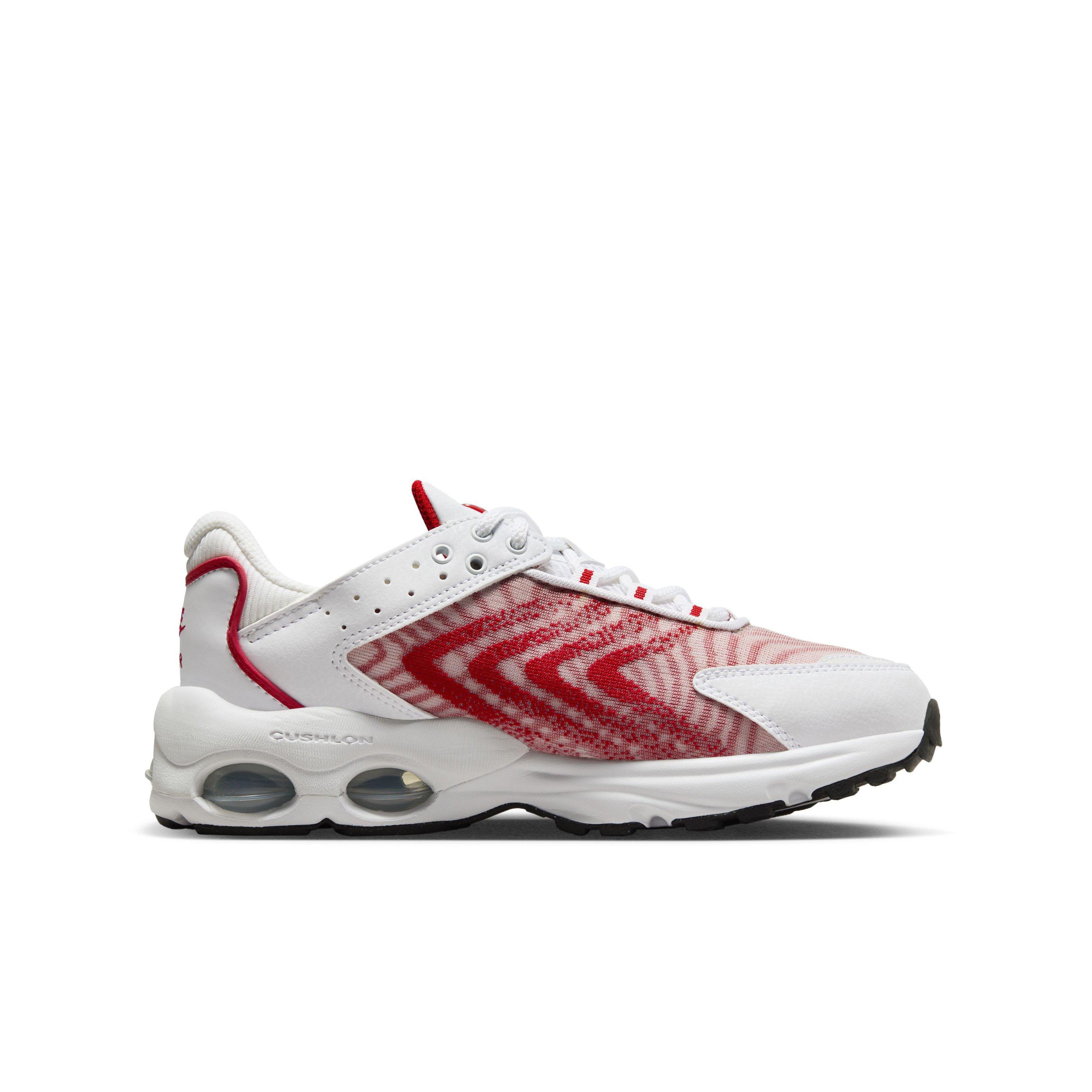 Nike Men's Air Max tw Shoes, White/Red/Black