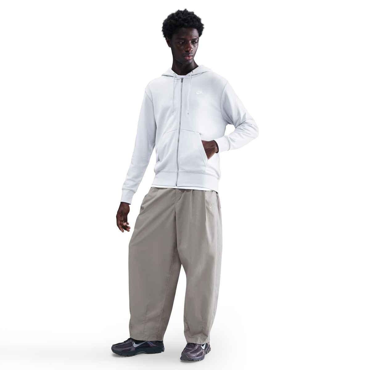 Nike Men's Club Balloon Pants - GREY Thumbnail View 6
