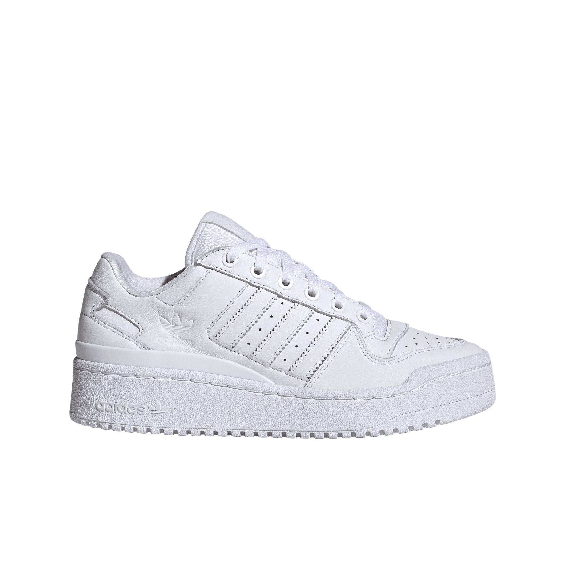 adidas Forum Bold Stripes "Ftwr White/Ftwr White/Core Black" Women's Shoe - WHITE/WHITE/BLACK Thumbnail View 1