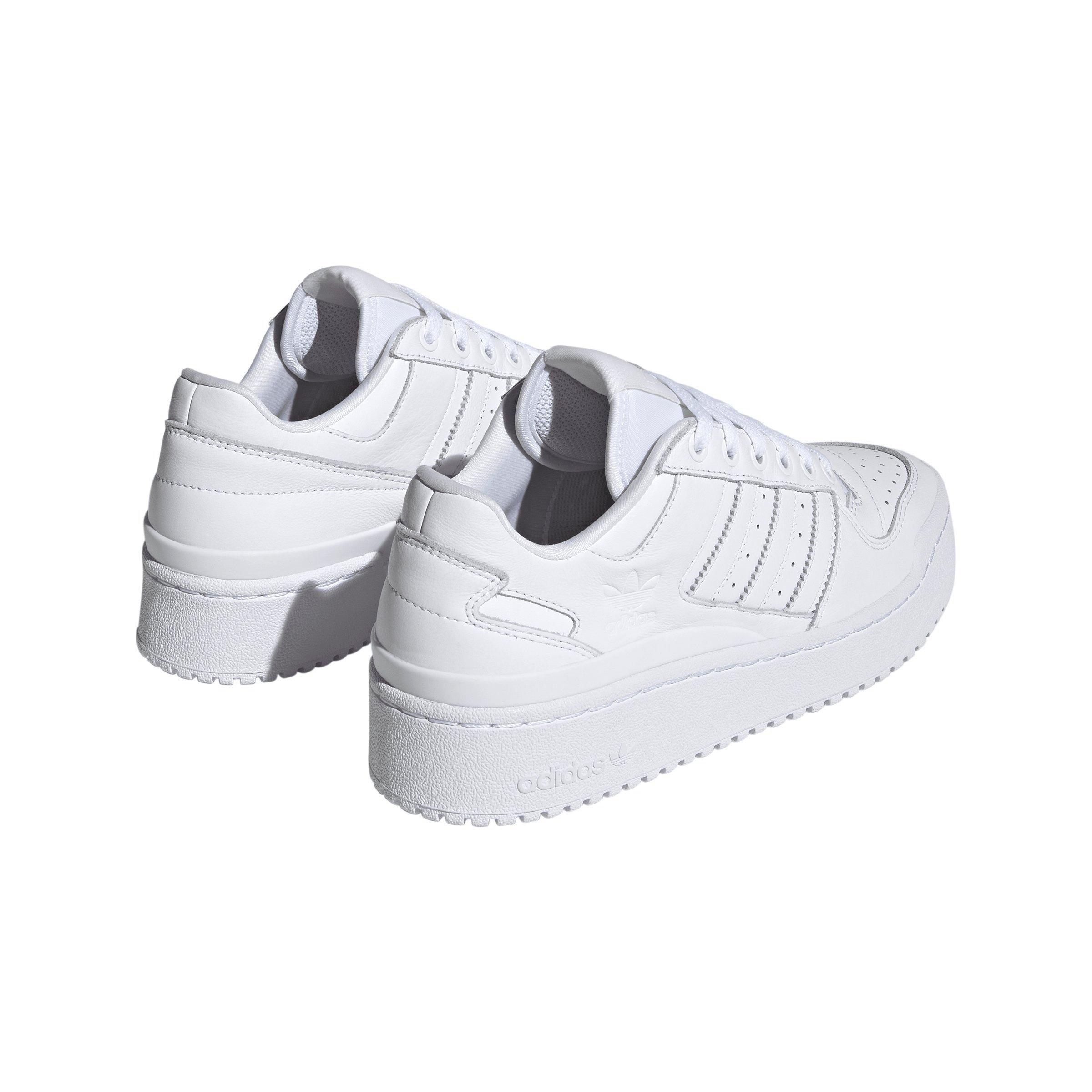 adidas Forum Bold Stripes "Ftwr White/Ftwr White/Core Black" Women's Shoe - WHITE/WHITE/BLACK Thumbnail View 4