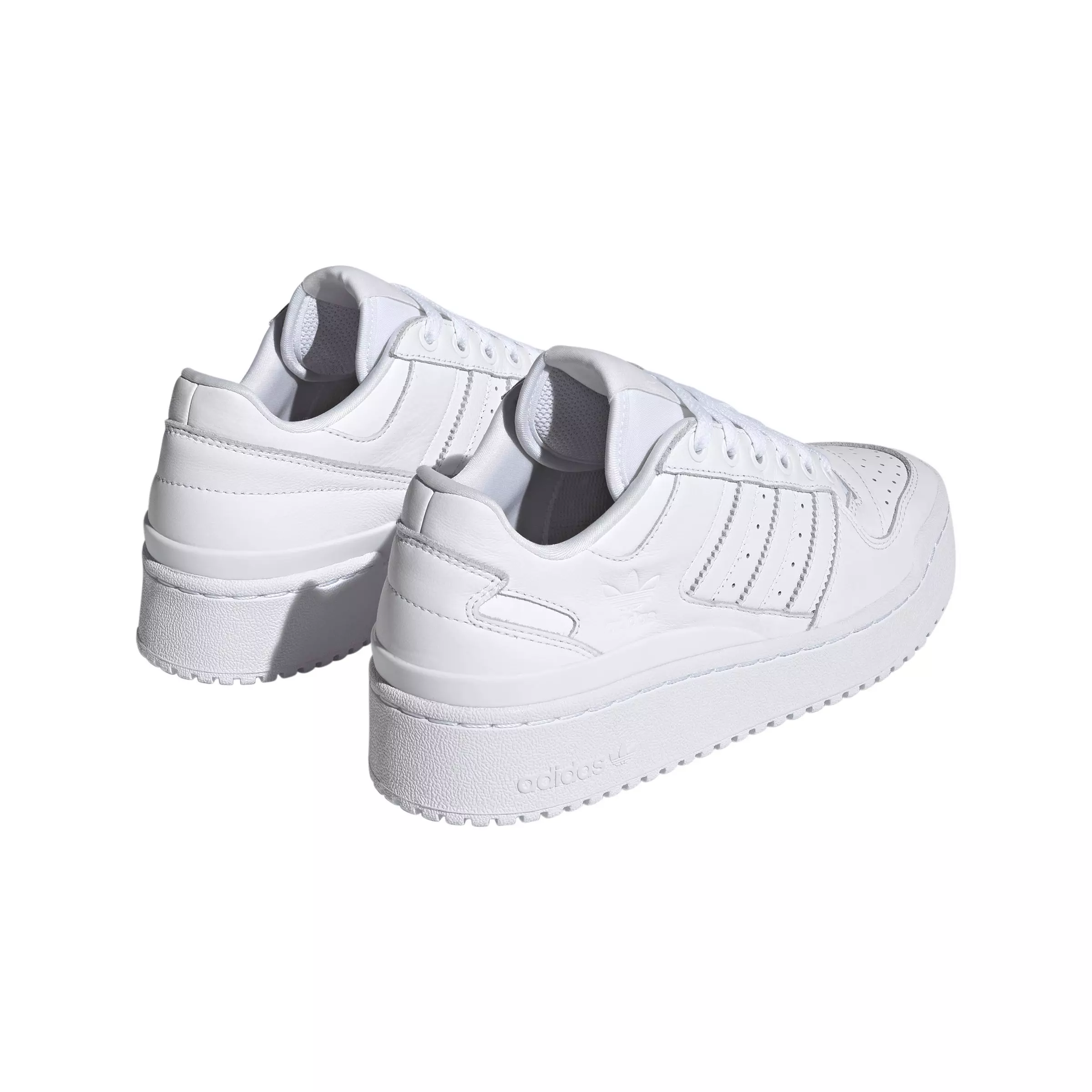 adidas Forum Bold Stripes "Ftwr White/Ftwr White/Core Black" Women's Shoe - WHITE/WHITE/BLACK