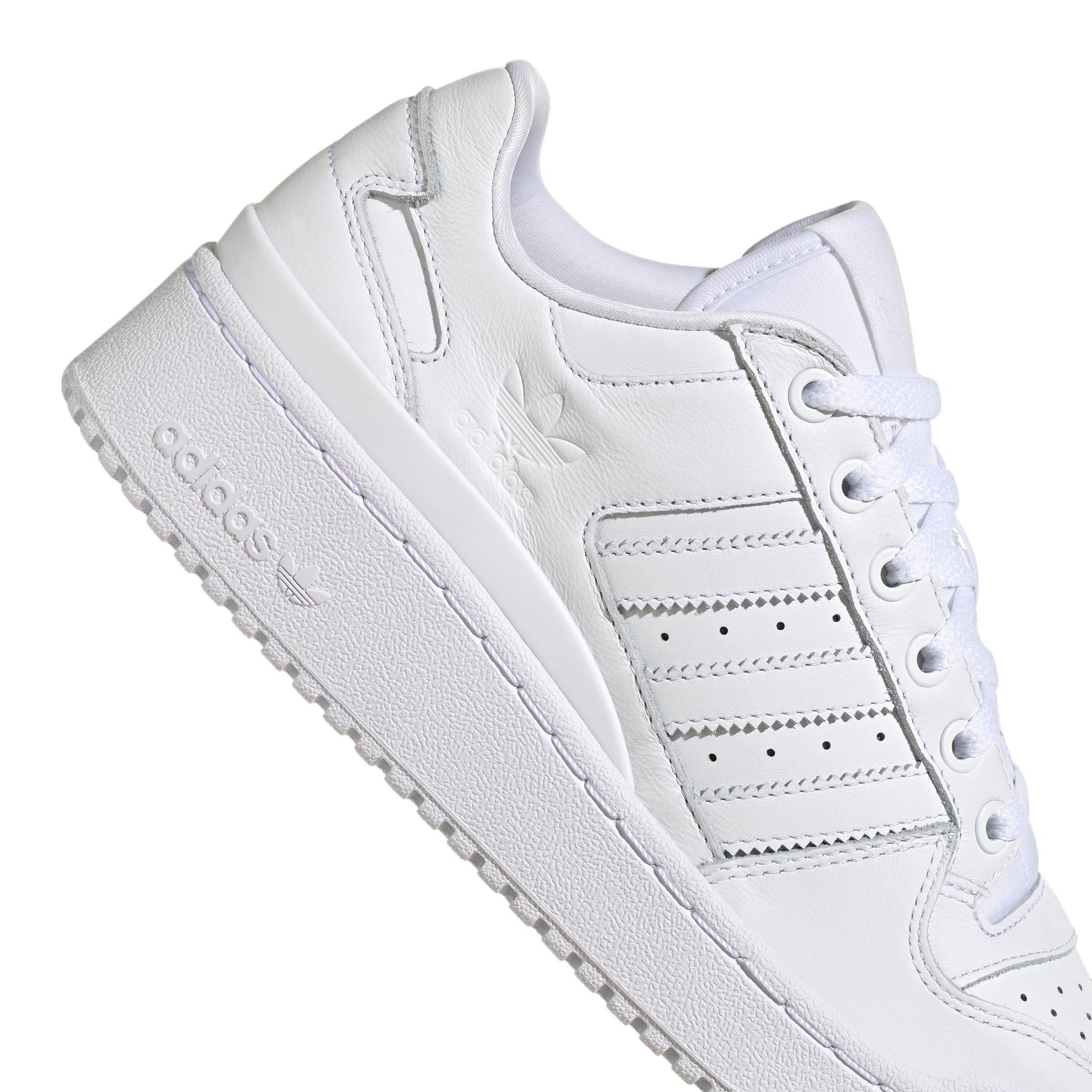adidas Forum Bold Stripes "Ftwr White/Ftwr White/Core Black" Women's Shoe - WHITE/WHITE/BLACK Thumbnail View 7