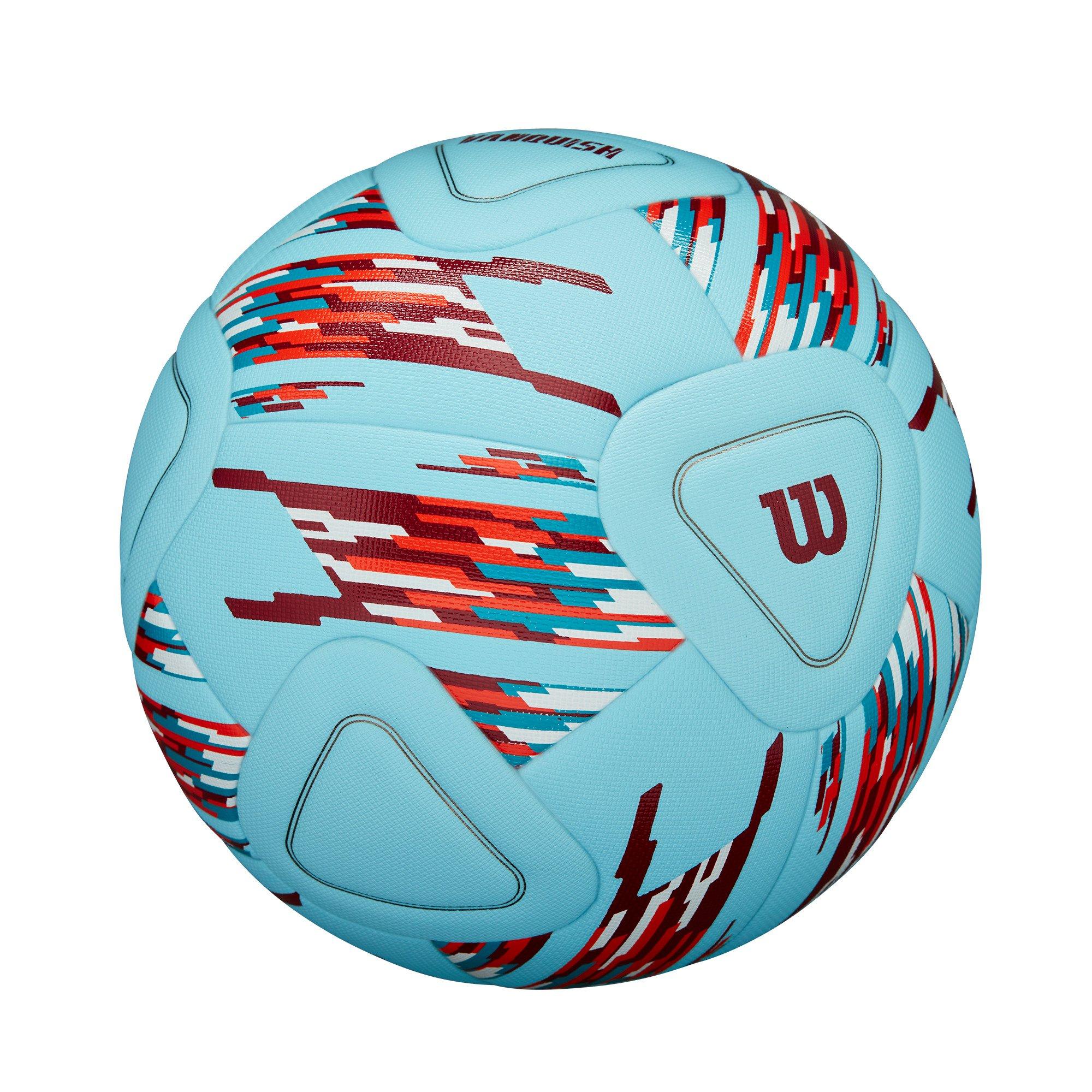 Wilson NCAA Vanquish 4 Soccer Blue/Red/Purple Ball