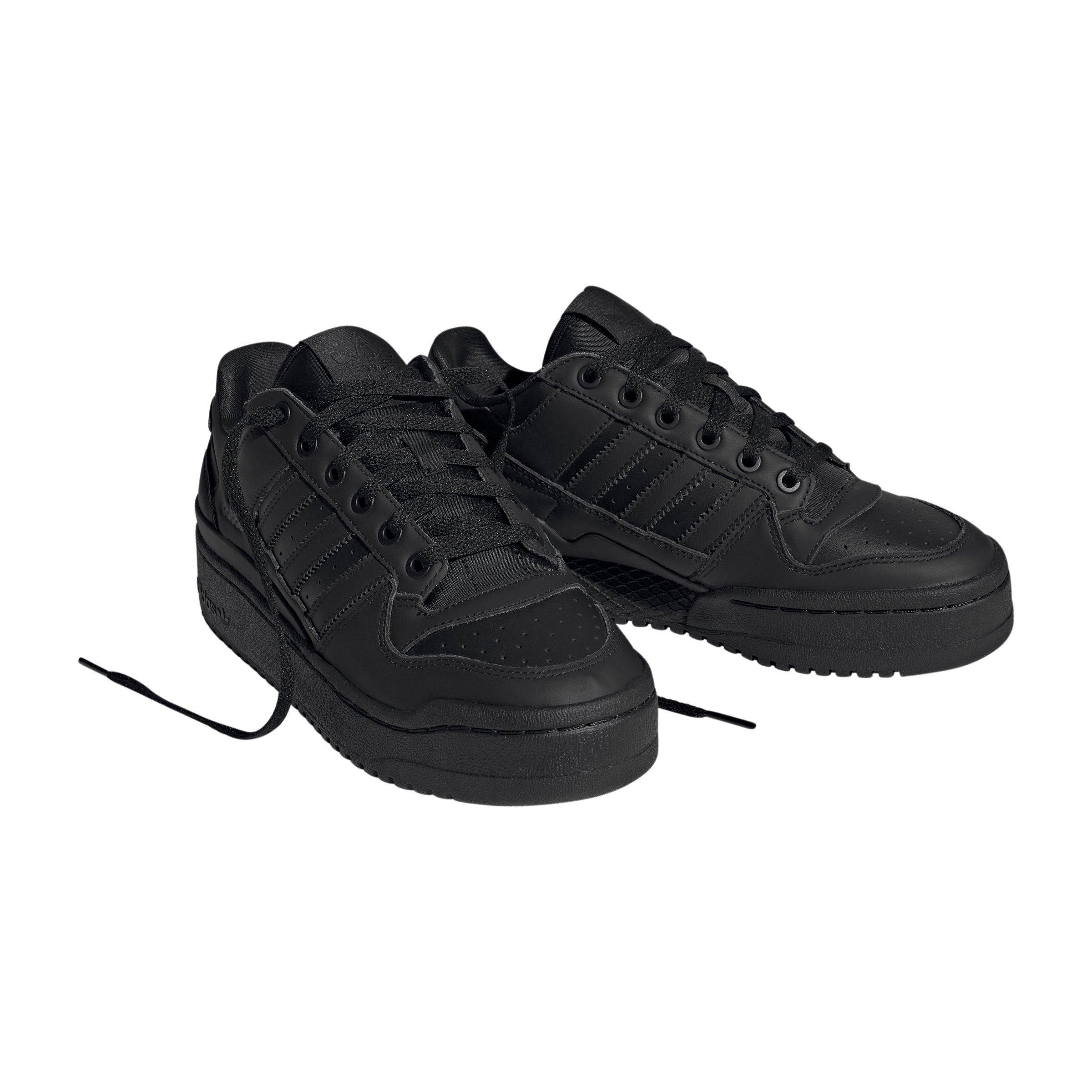 adidas Forum Bold Stripes "Core Black/Core Black/Ftwr White" Women's Shoe - BLACK/BLACK/WHITE Thumbnail View 3