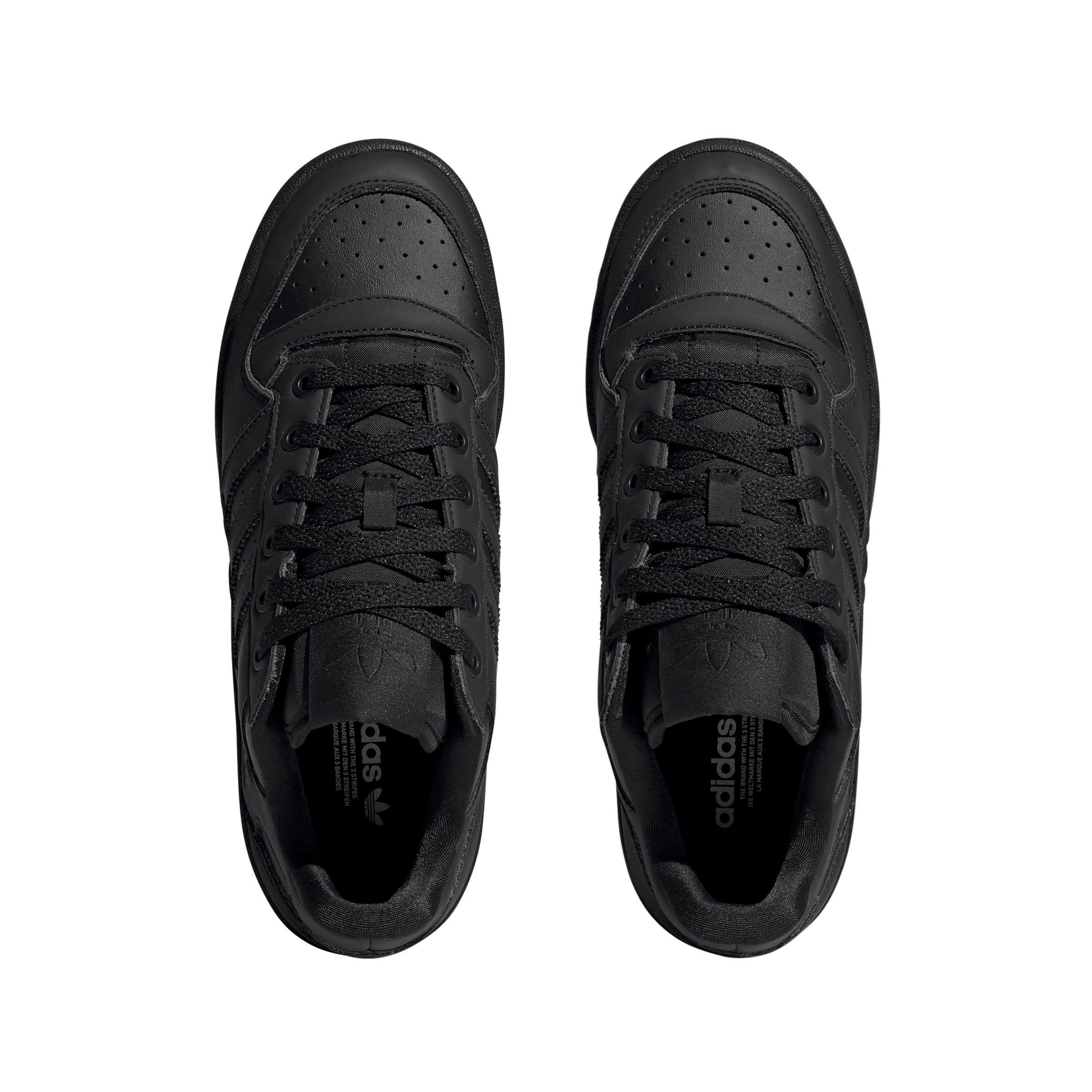 adidas Forum Bold Stripes "Core Black/Core Black/Ftwr White" Women's Shoe - BLACK/BLACK/WHITE Thumbnail View 5