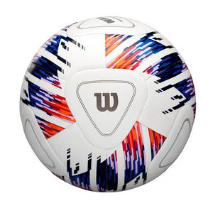 Wilson NCAA Vivido Replica 5 Soccer Ball-White/Orange/Purple
