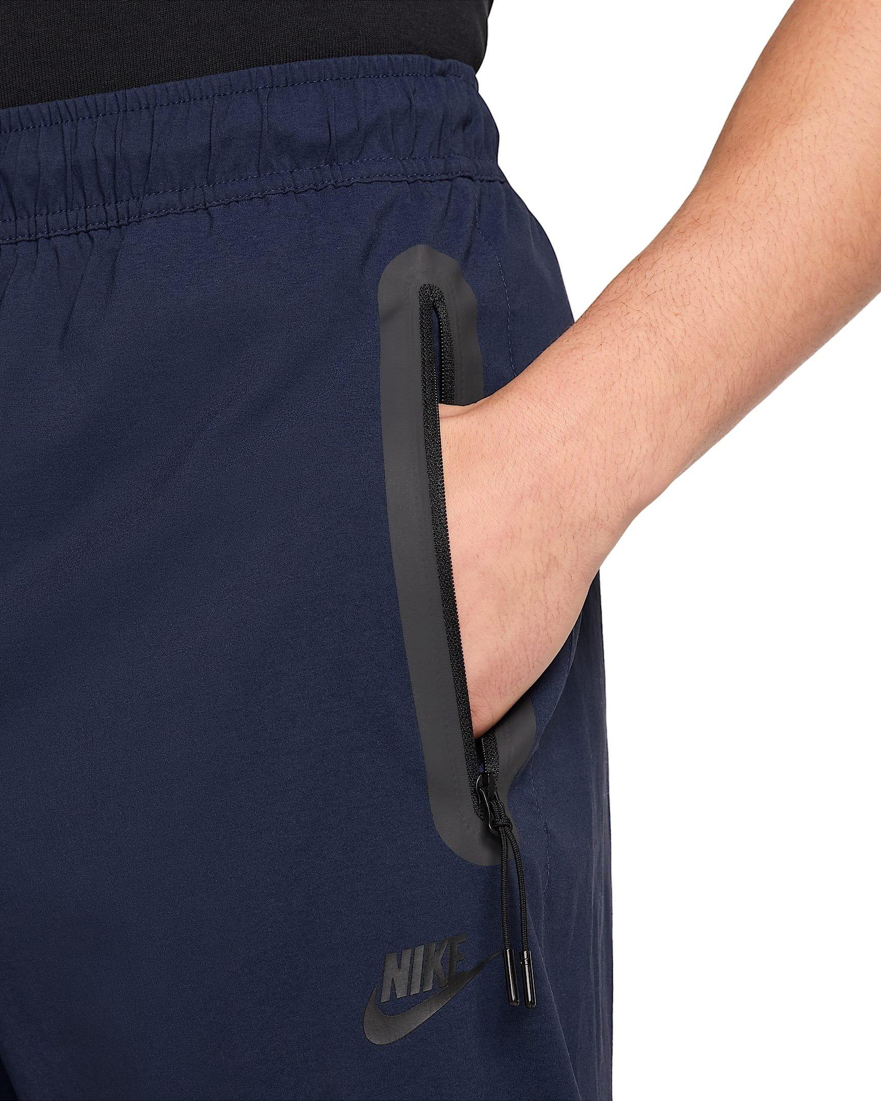 Nike Men's Tech Woven Pants - BLUE Thumbnail View 4