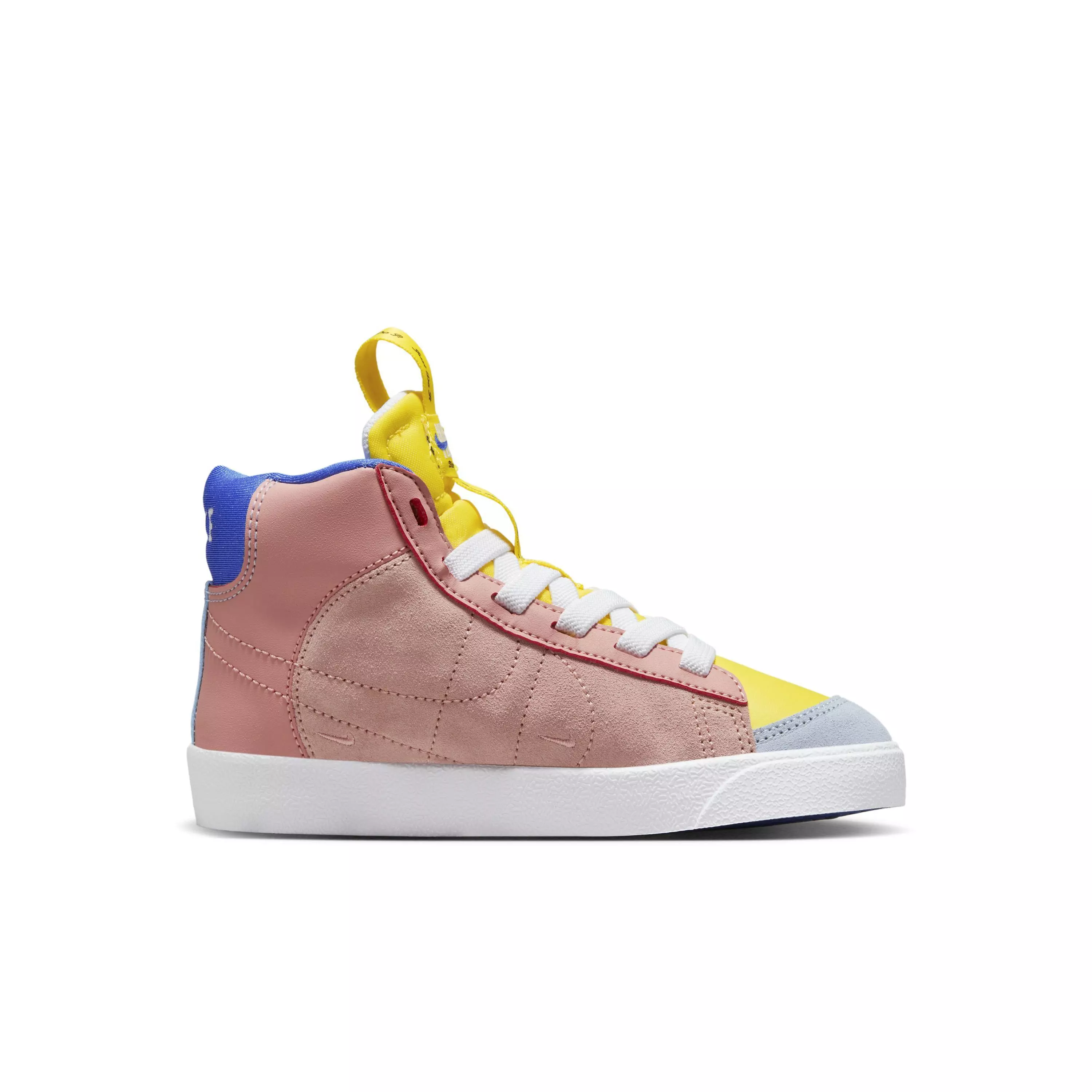 Nike Blazer Mid '77 SE Dance "Cobalt Bliss/Red Stardust/Opti Yellow" Preschool Boys' Shoe - COBALT/RED/YELLOW