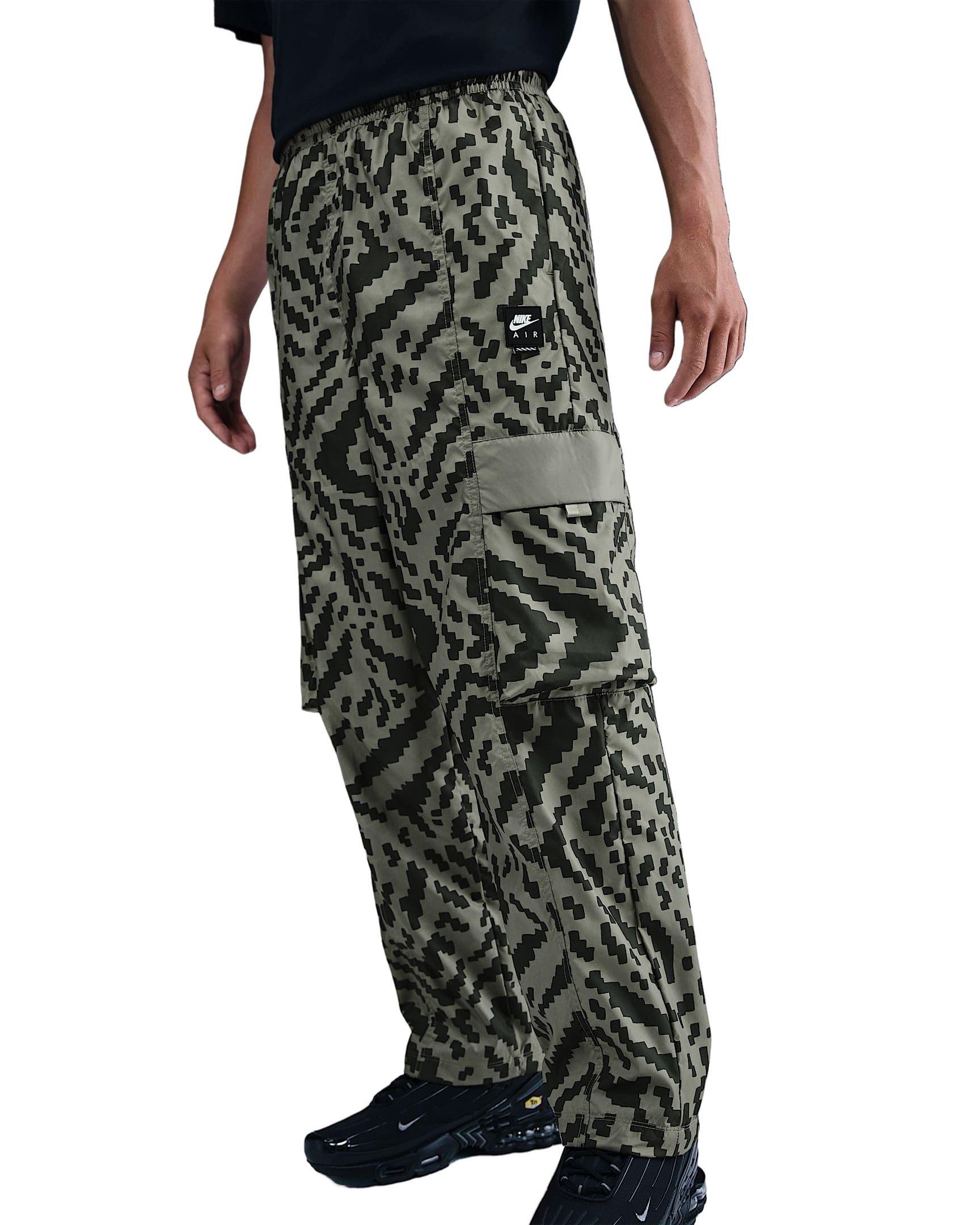 Nike Men's Air Woven Cargo Pants - Green - GREEN Thumbnail View 1