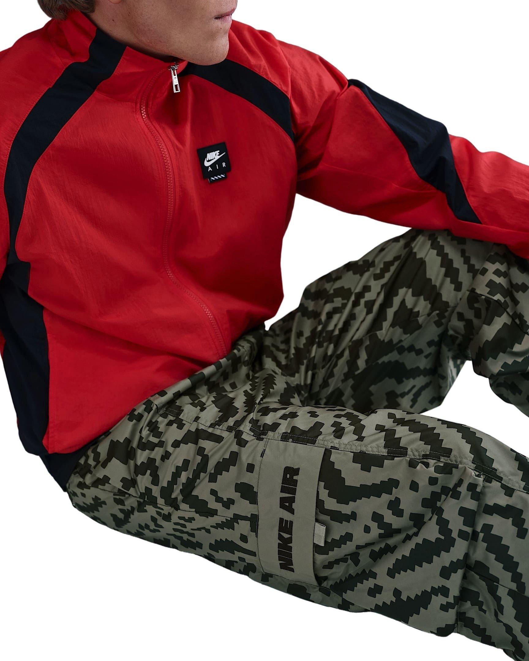 Nike Men's Air Woven Cargo Pants - Green - GREEN Thumbnail View 3