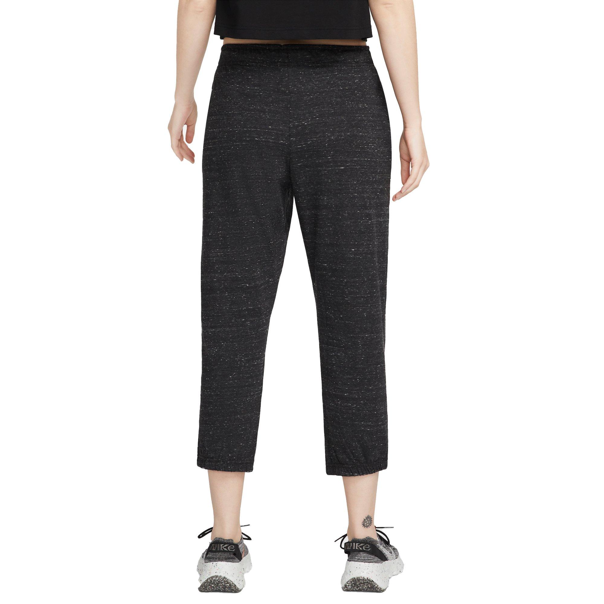 Nike Women's Sportswear Vintage Gym Capris - BLACK Thumbnail View 2