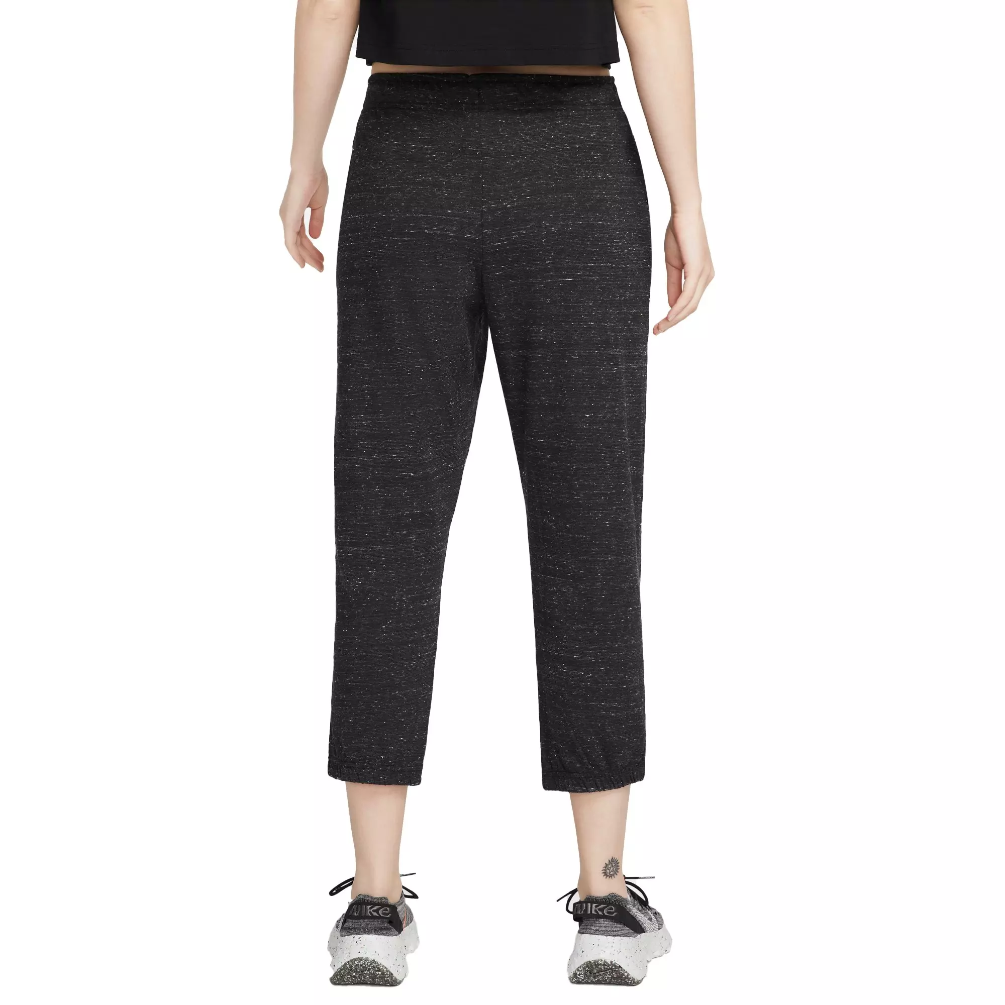 Nike Women's Sportswear Vintage Gym Capris - BLACK