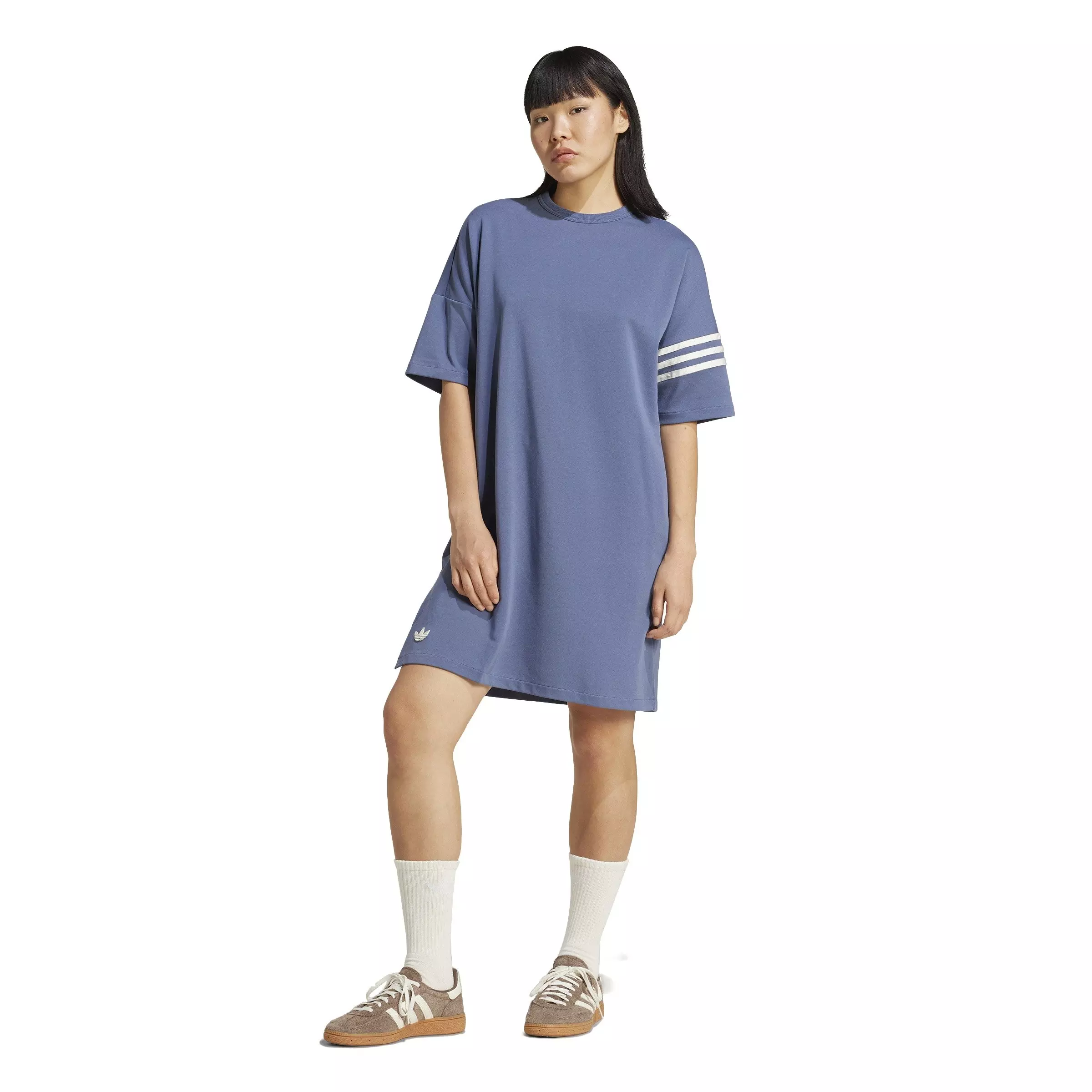 adidas Originals Women's Neuclassics Lifestyle Dress -Blue - BLUE