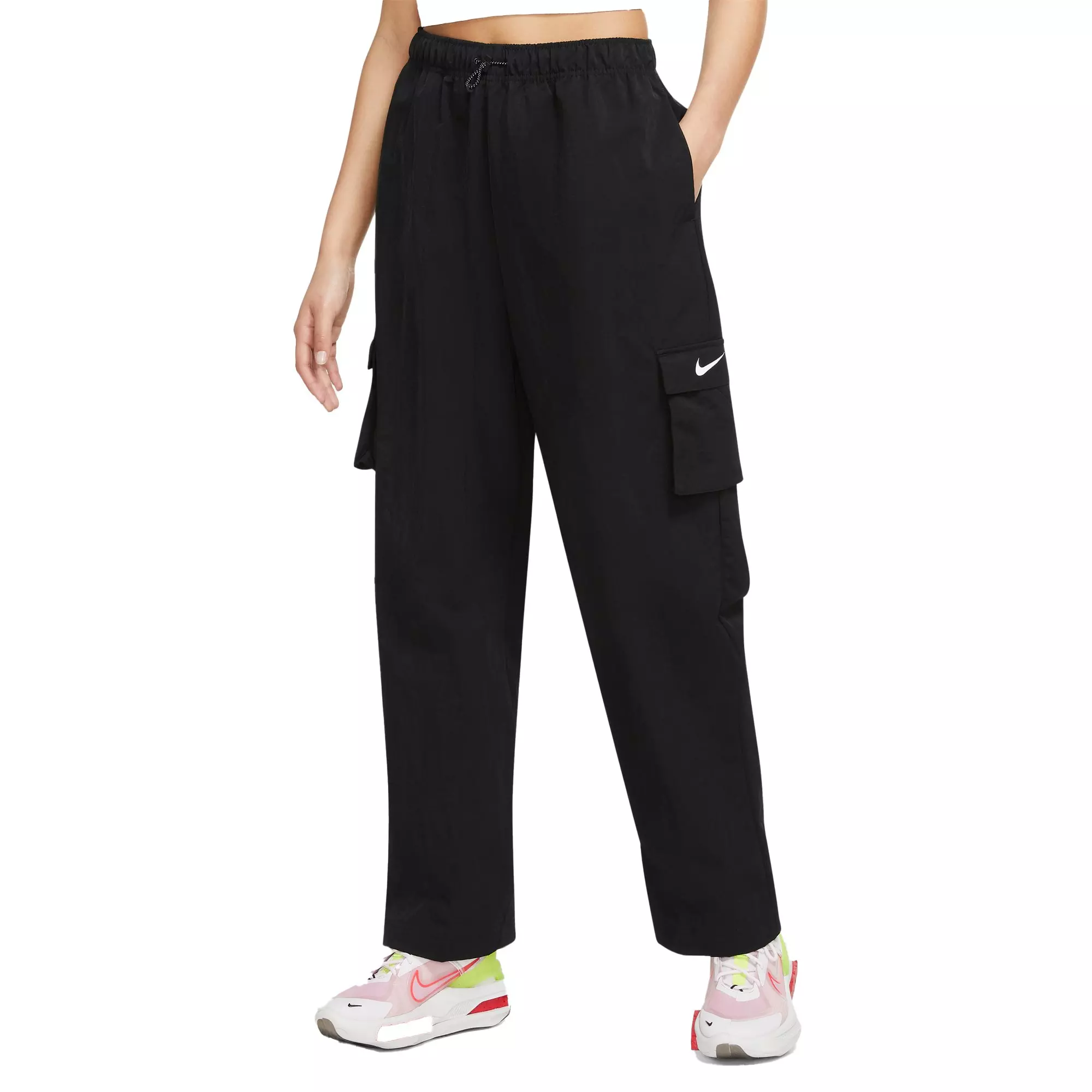 Nike Women's Sportswear Essential High-Rise Woven Cargo Pants - Hibbett