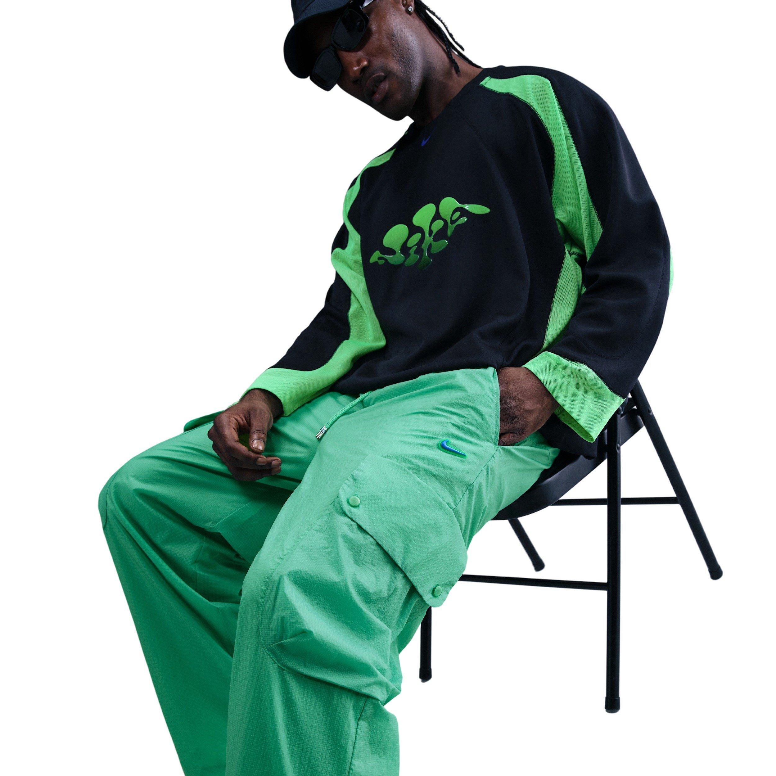 Nike Men's Project F.R.O.G. Transparent Cargo Pants - GREEN Thumbnail View 3
