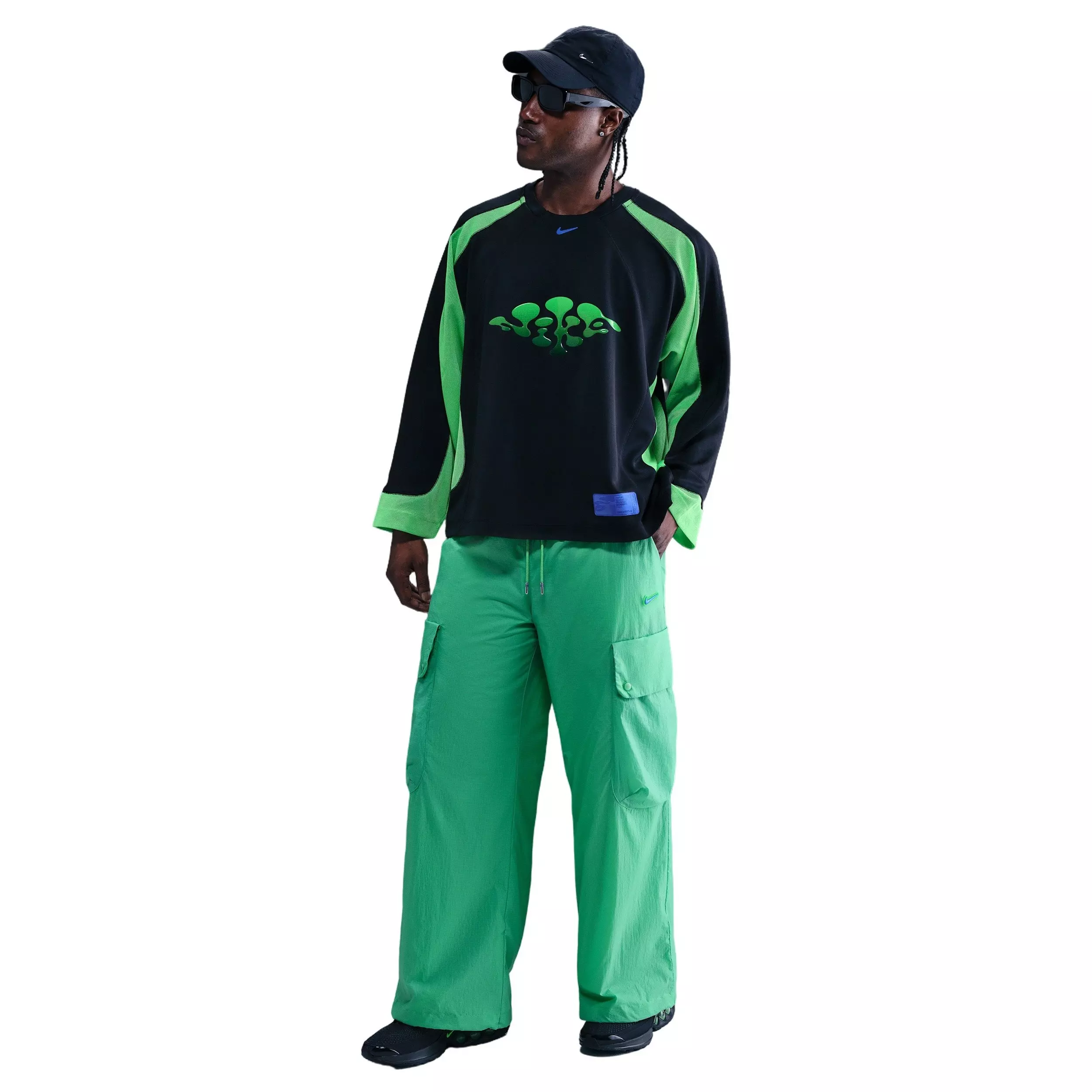 Nike Men's Project F.R.O.G. Transparent Cargo Pants - GREEN