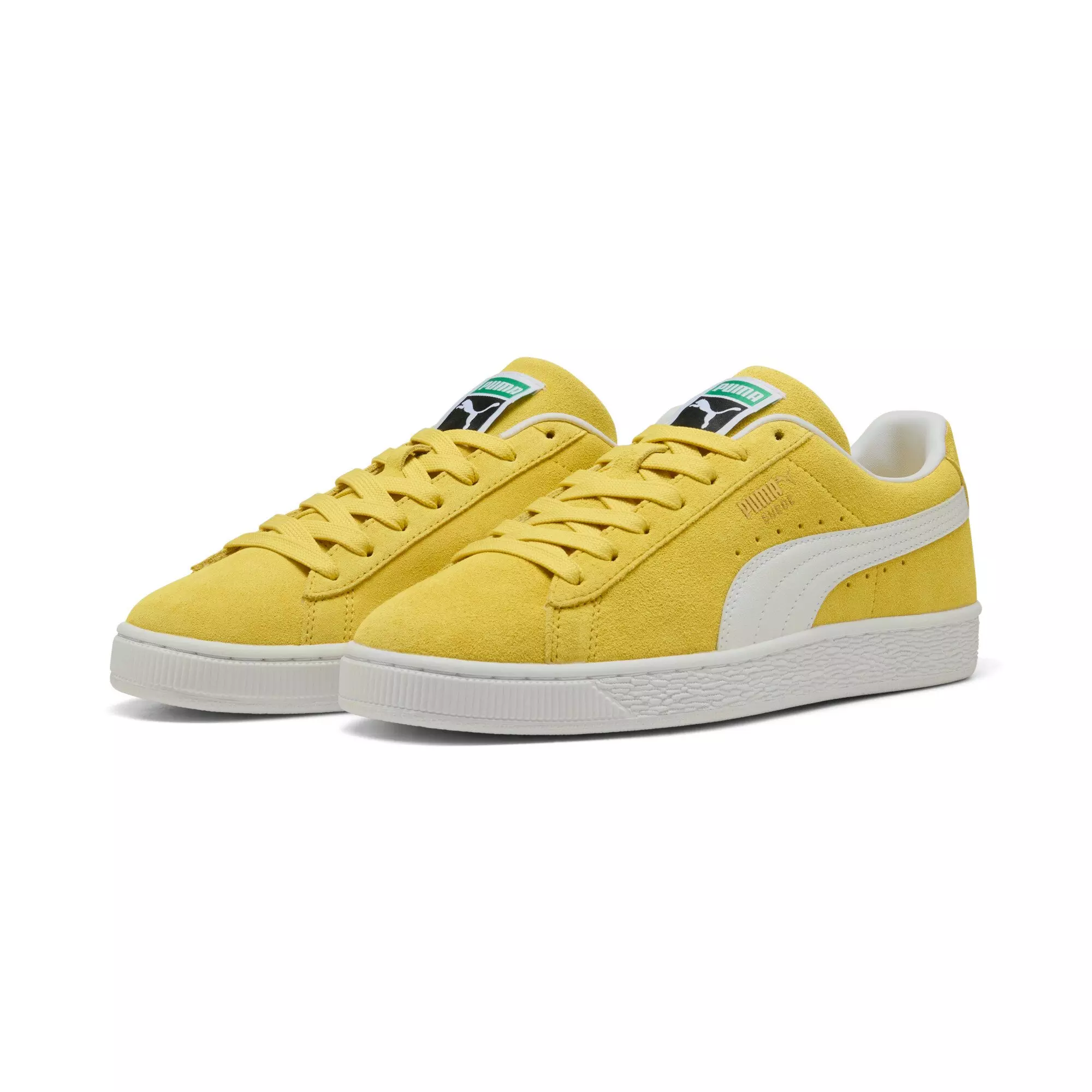 PUMA Suede Classic "Yellow/White" Men's Shoe - YELLOW/WHITE
