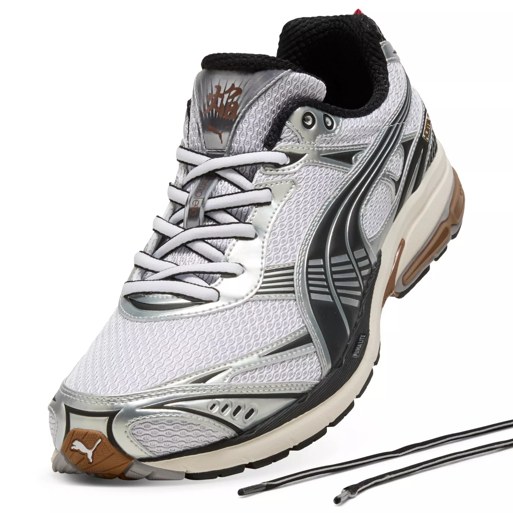 PUMA Homura OG+ "Matte Silver/PUMA Black" Men's Shoe - SILVER/BLACK