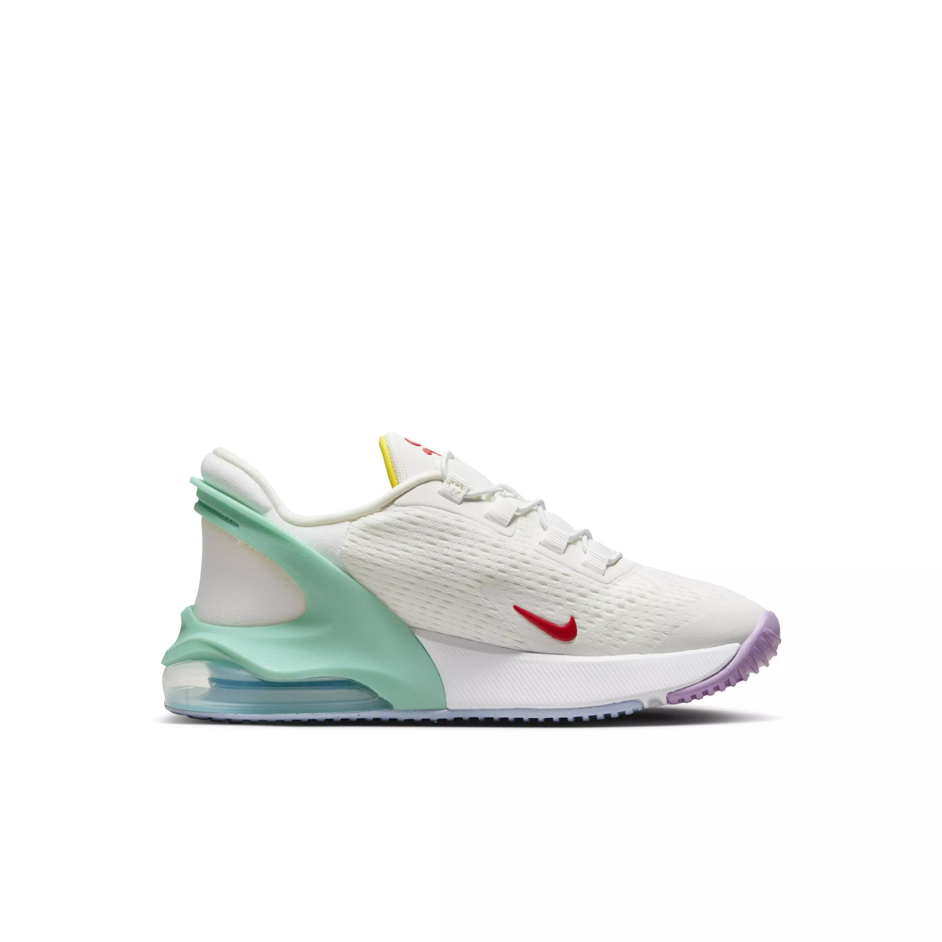 Nike Air Max 270 GO "Summit White/Obsidian/Emerald Rise" Preschool Boys' Shoe - WHITE/OBSIDIAN/EMERALD