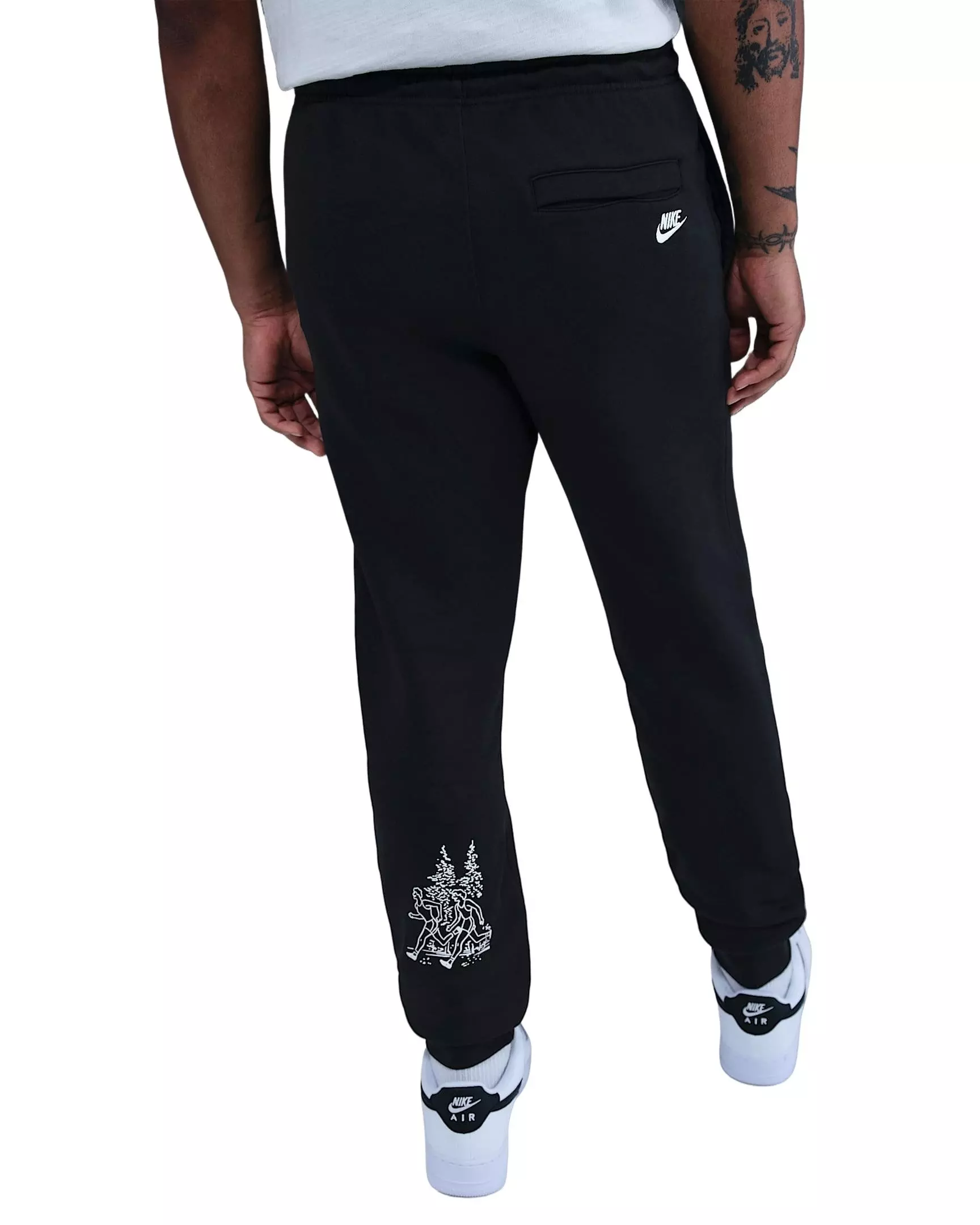 Nike Men's Sportswear Club Classic Fleece Joggers - BLACK