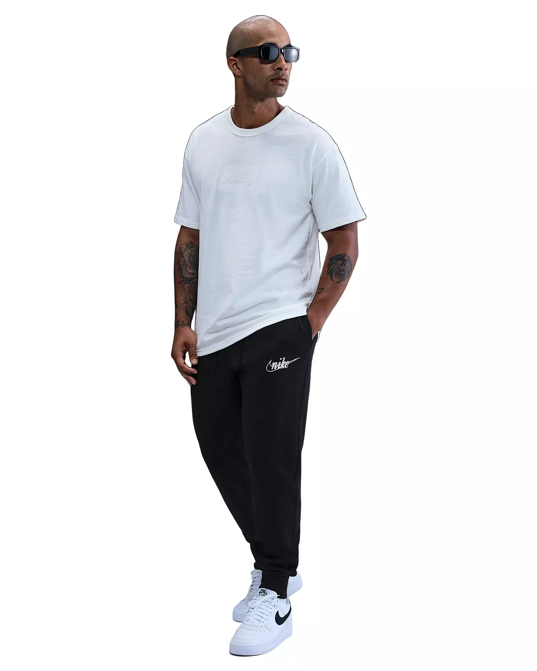 Nike Men's Sportswear Club Classic Fleece Joggers - BLACK