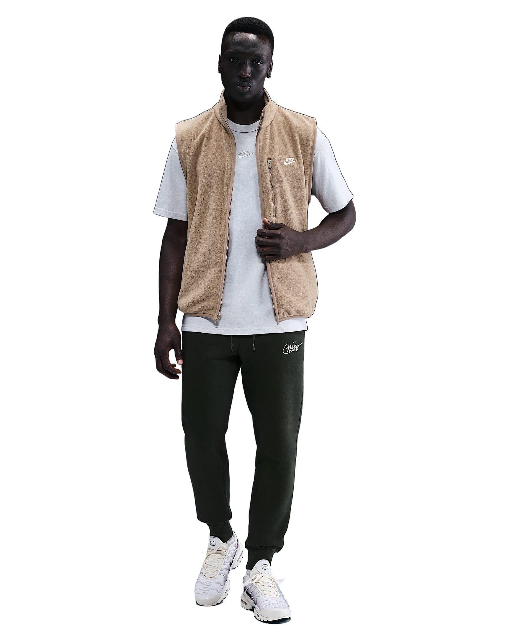 Nike Men's Sportswear Club Classic Fleece Joggers - GREEN Thumbnail View 1