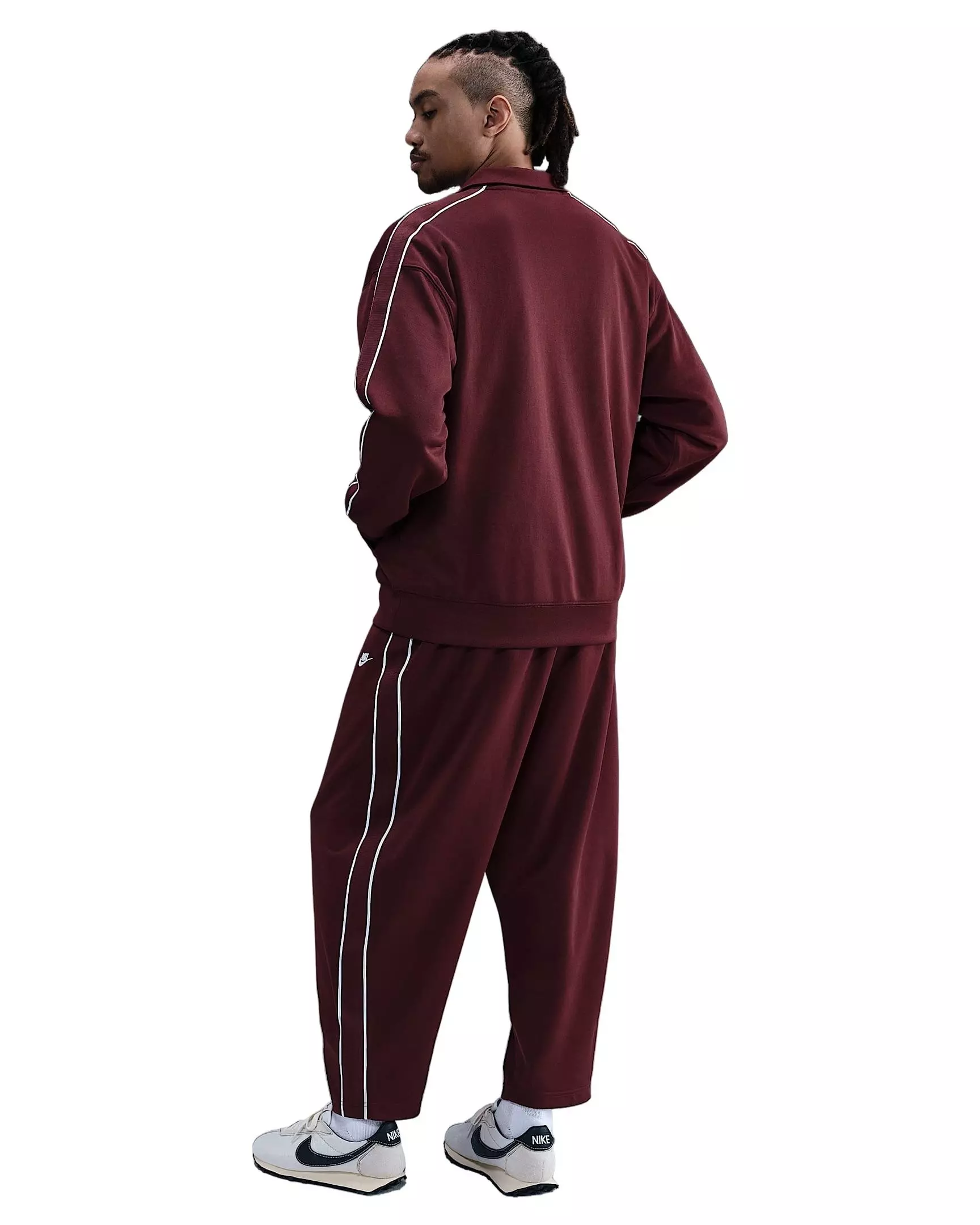 Nike Men's Sportswear Club Oversized Knit Sweatpants - Red - RED