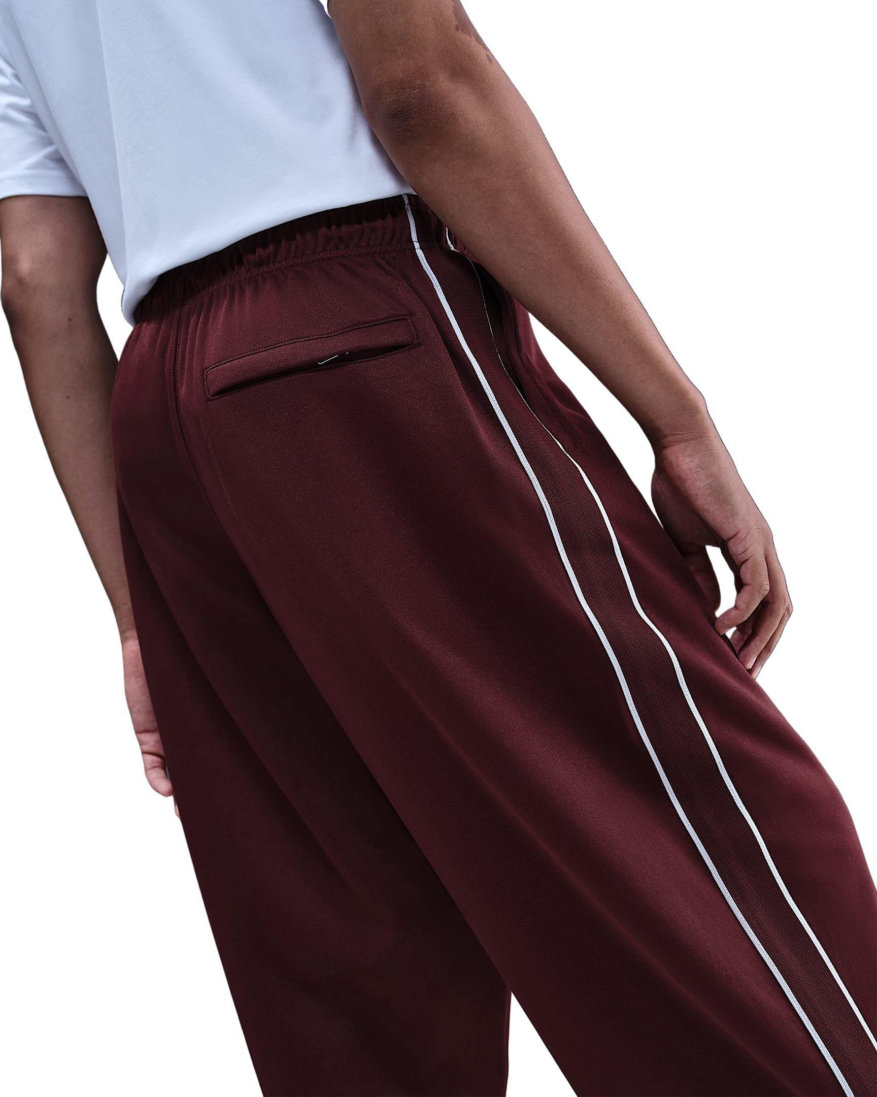 Nike Men's Sportswear Club Oversized Knit Sweatpants - Red - RED Thumbnail View 4