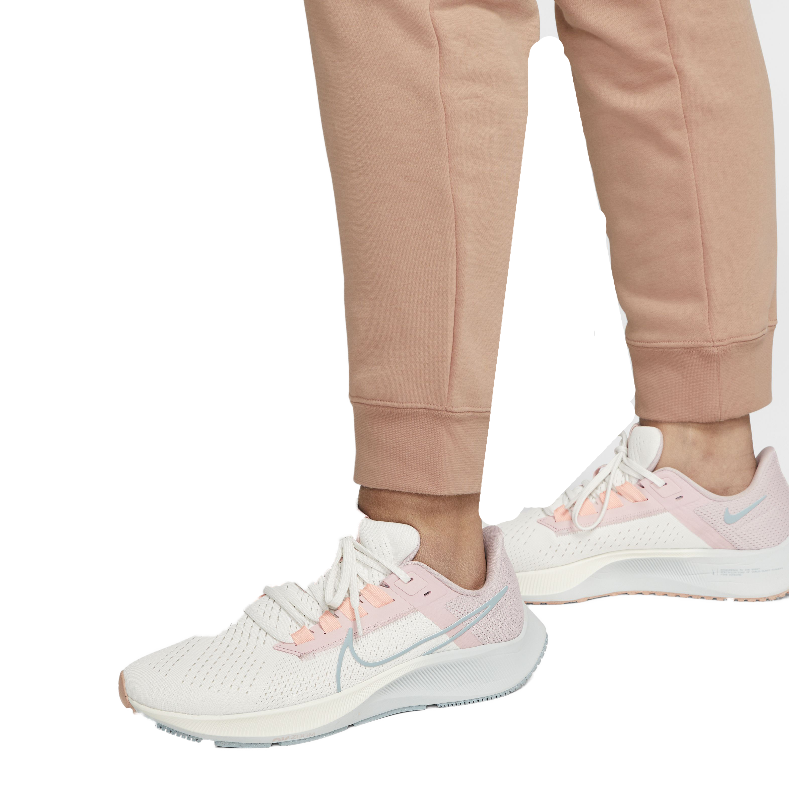 Nike Women's NSW Essential Fleece Pants - PINK Thumbnail View 4