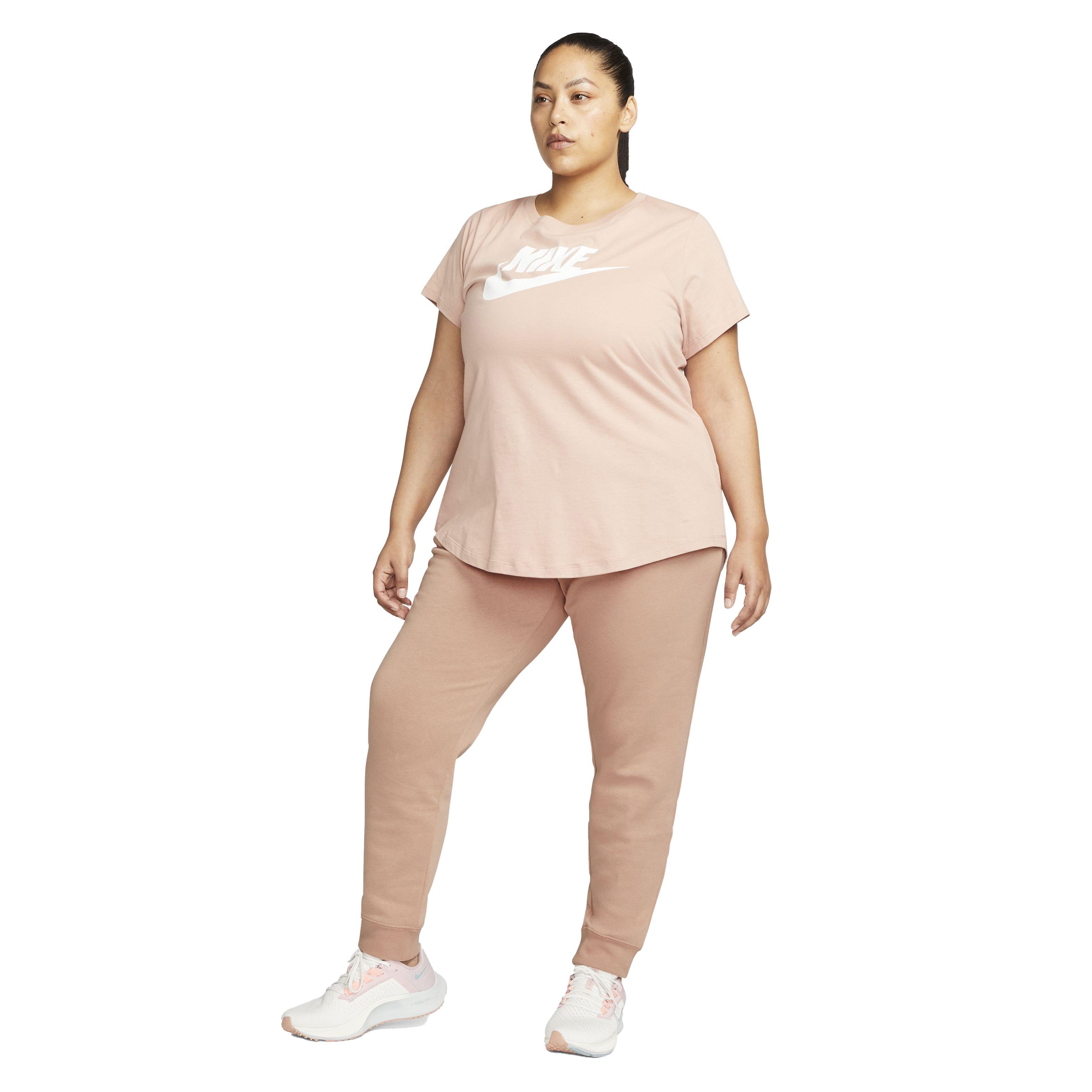 Nike Women's NSW Essential Fleece Pants - PINK Thumbnail View 5