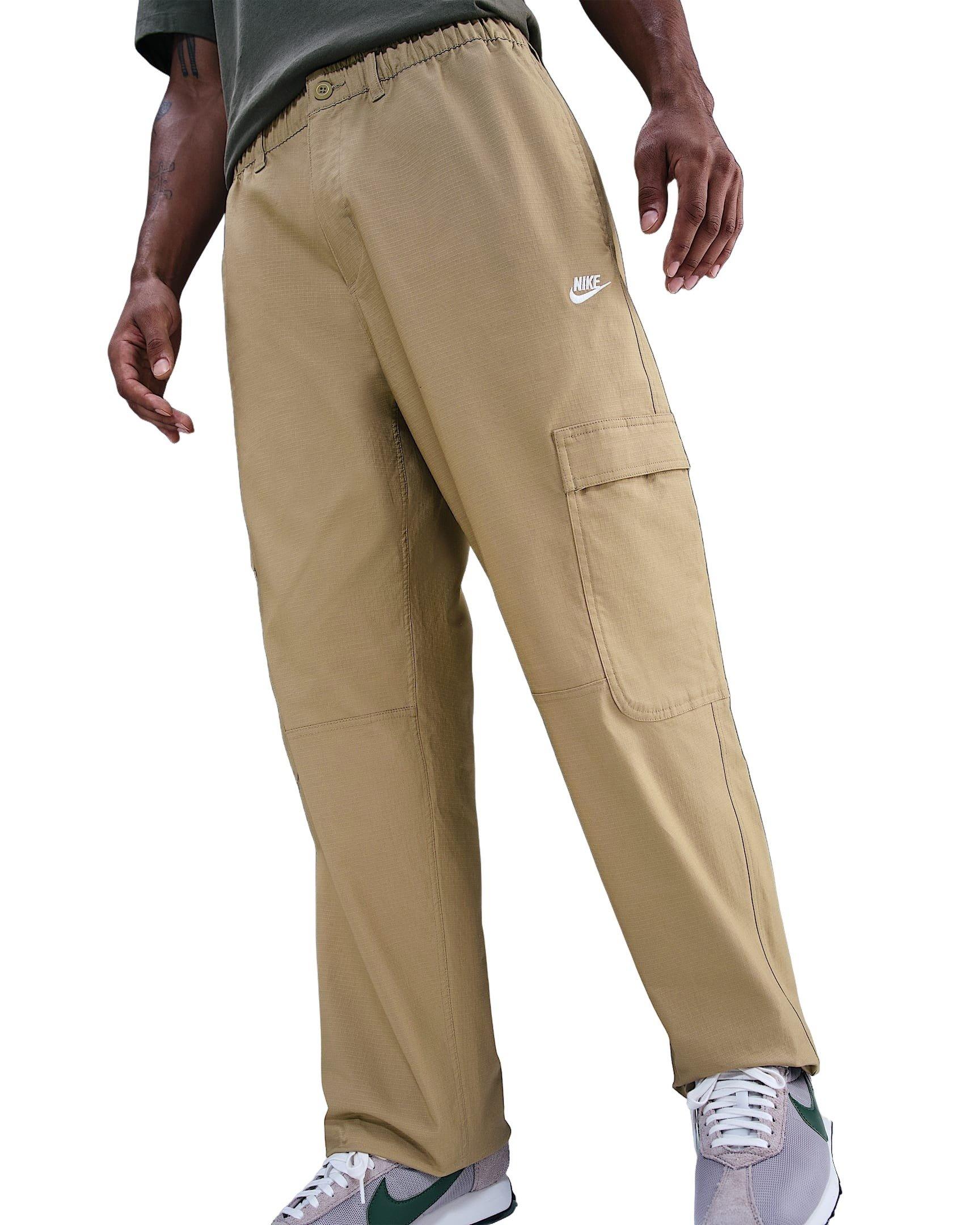 Nike Men's Sportswear Club Woven Cargo Pants - Brown - BROWN Thumbnail View 1