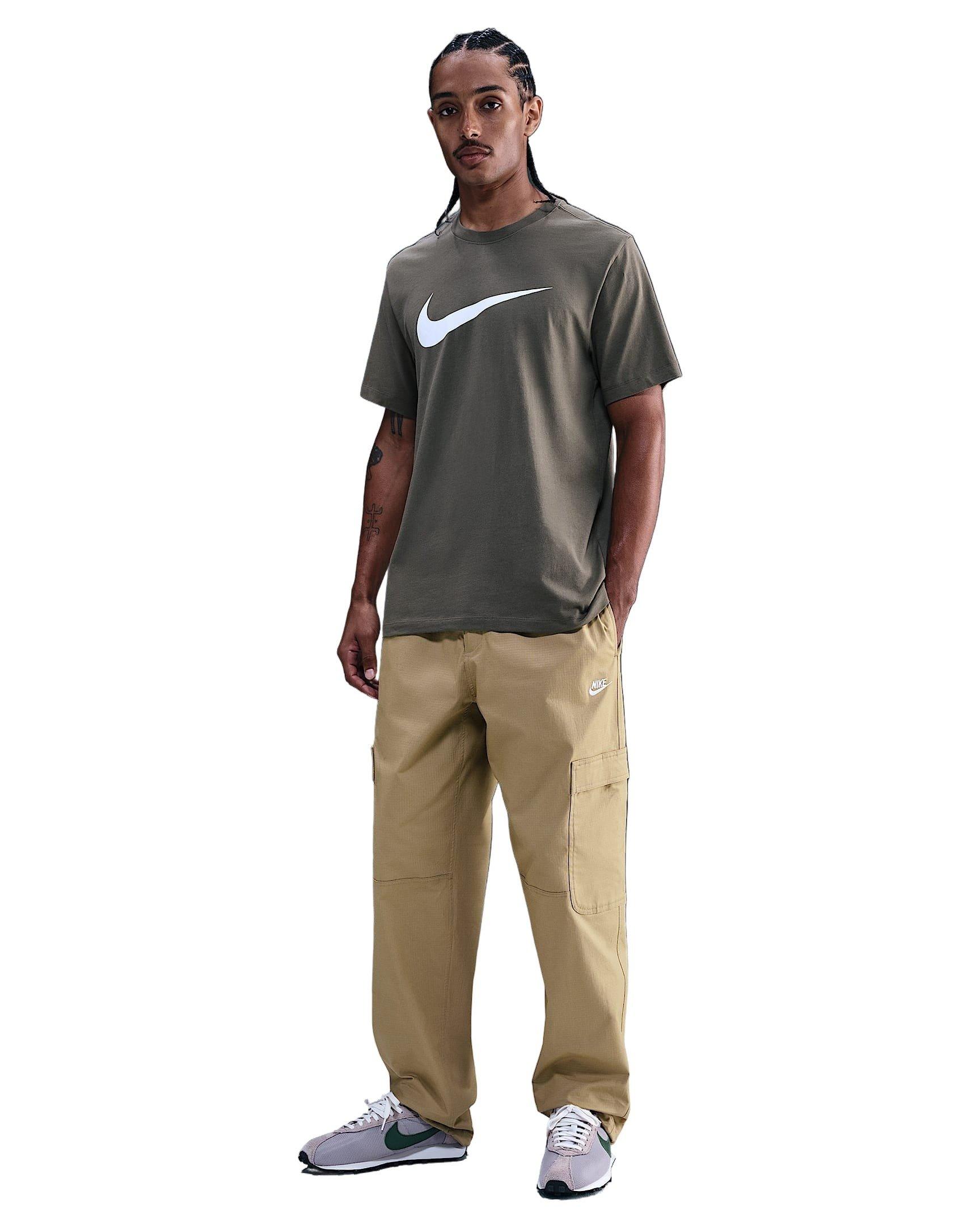 Nike Men's Sportswear Club Woven Cargo Pants - Brown - BROWN Thumbnail View 5