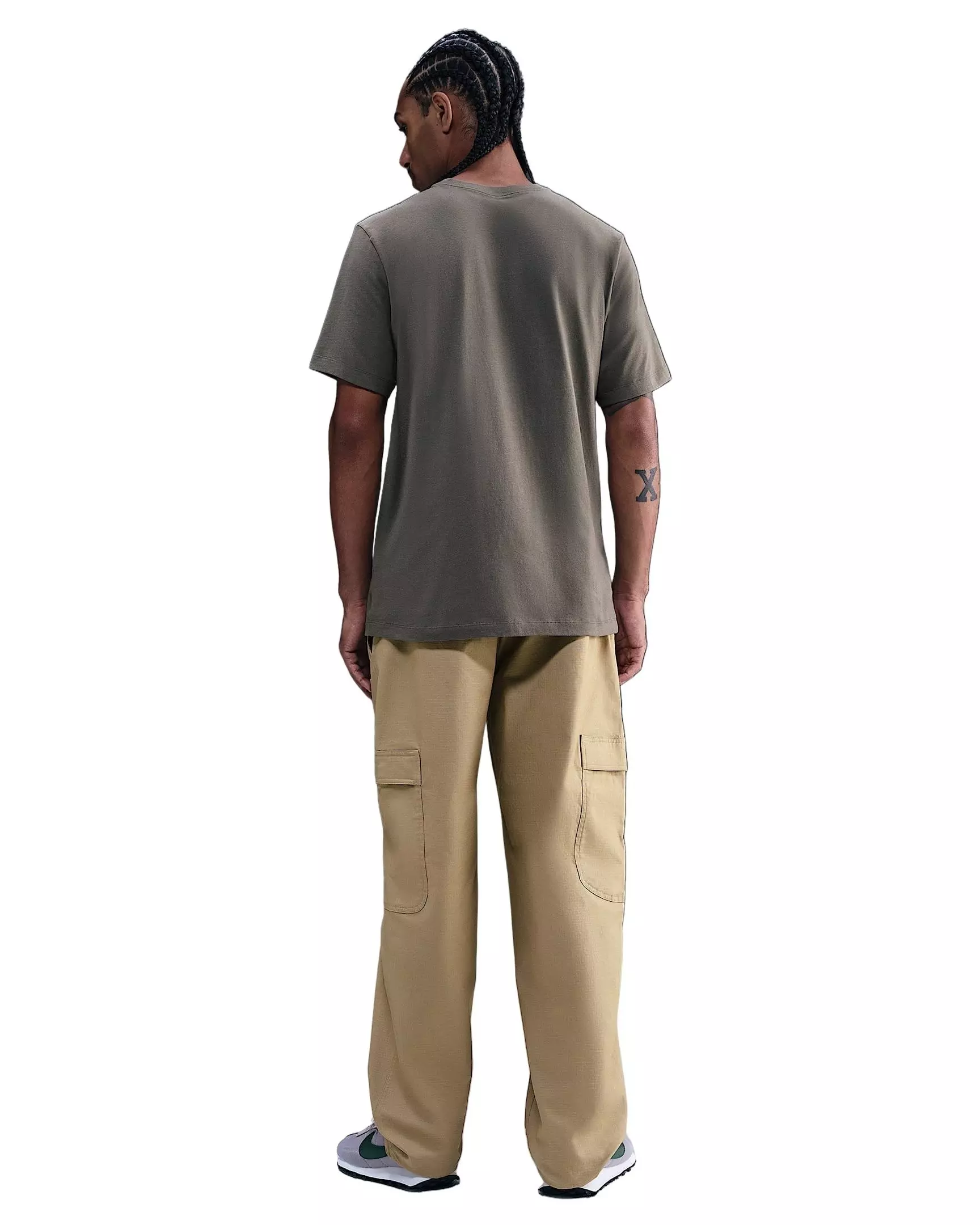 Nike Men's Sportswear Club Woven Cargo Pants - Brown - BROWN