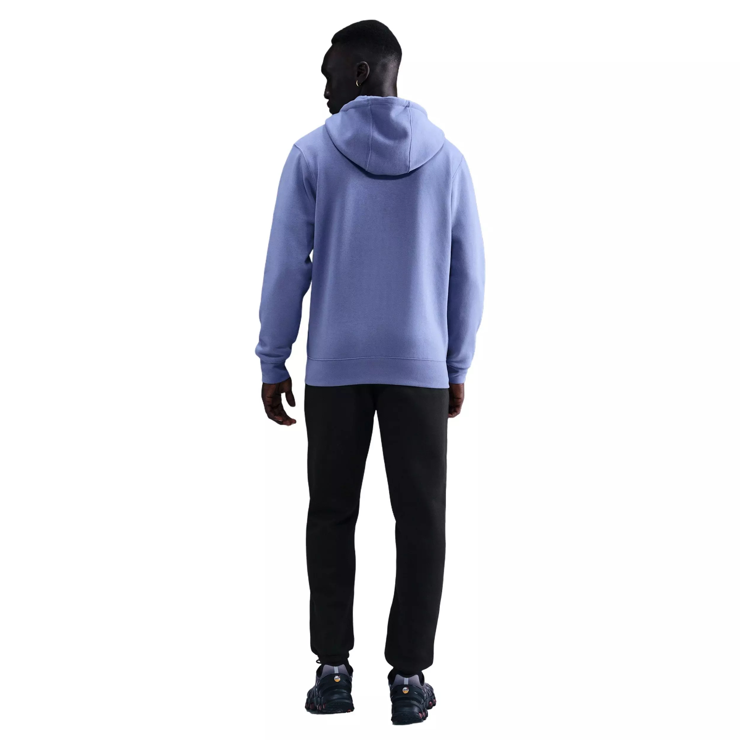 Nike Men's Sportswear Club Cuffed Fleece Joggers - BLACK