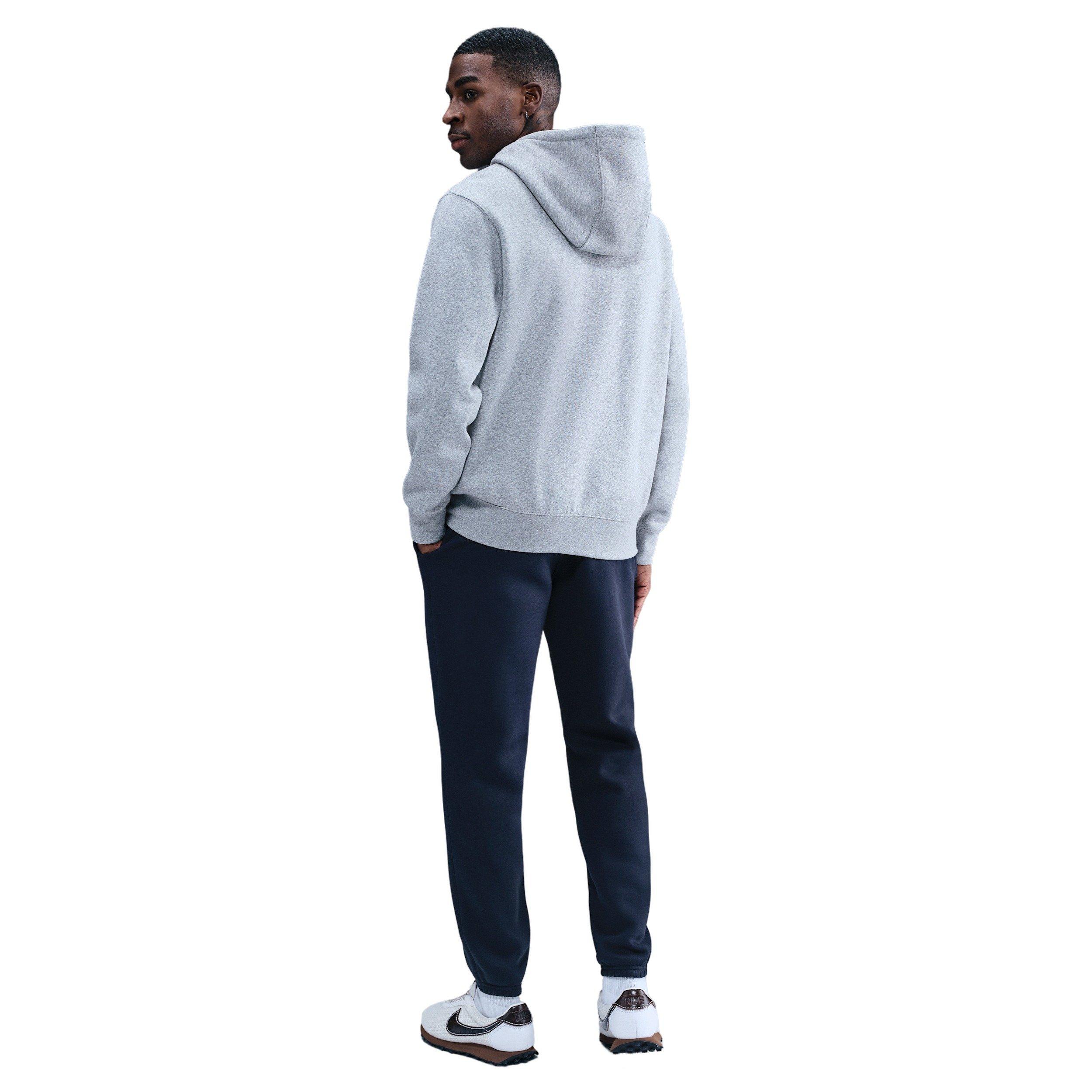 Nike Men's Sportswear Club Cuffed Fleece Joggers - BLUE Thumbnail View 5