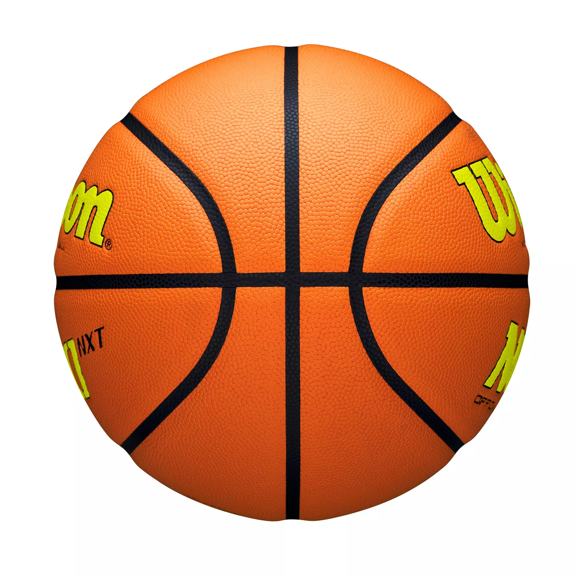 Wilson NCAA Evo NXT Game 7 Basketball-Optic Yellow - OPTIC YELLOW