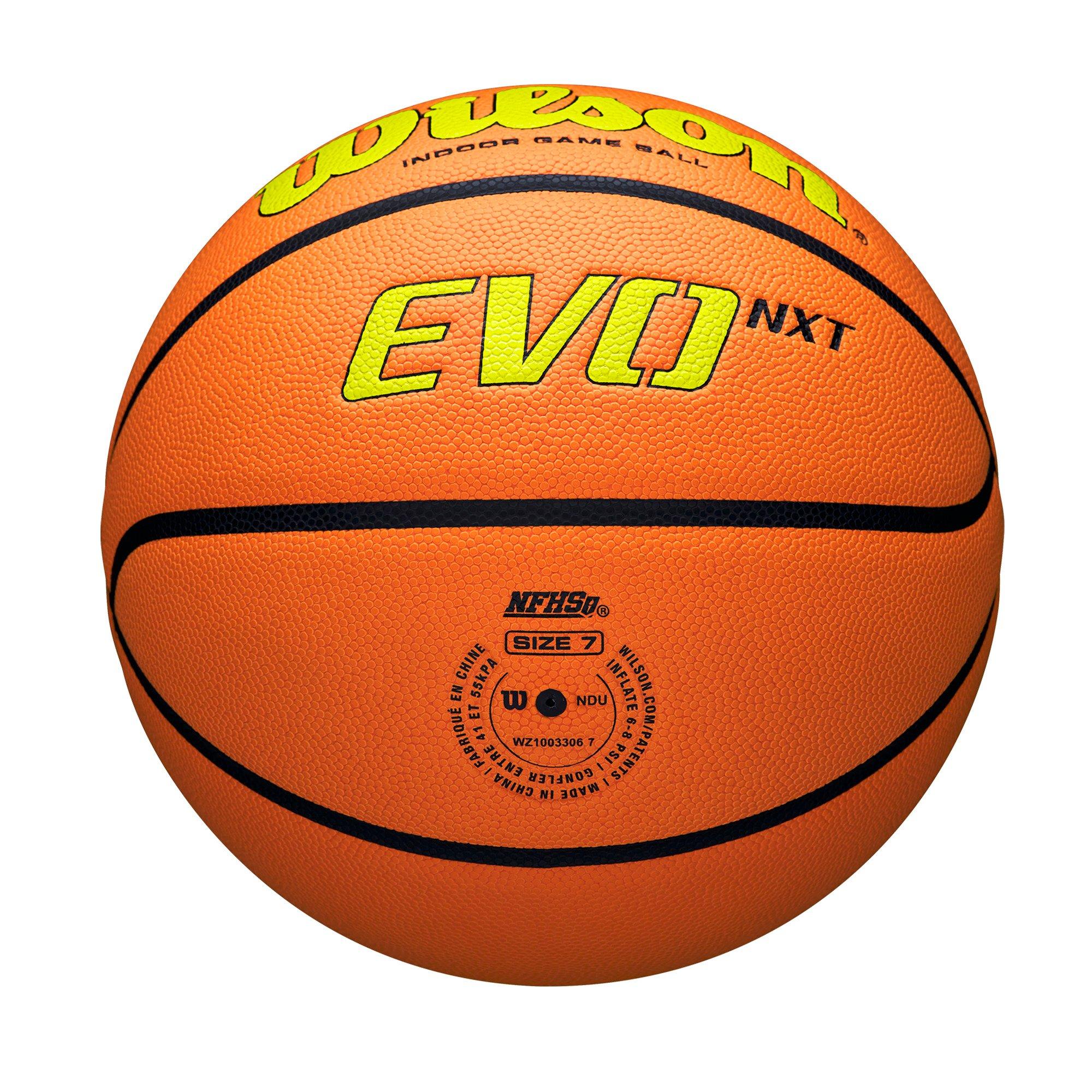 Wilson Evo NXT Game 6 Basketball - Optic Yellow | Hibbett