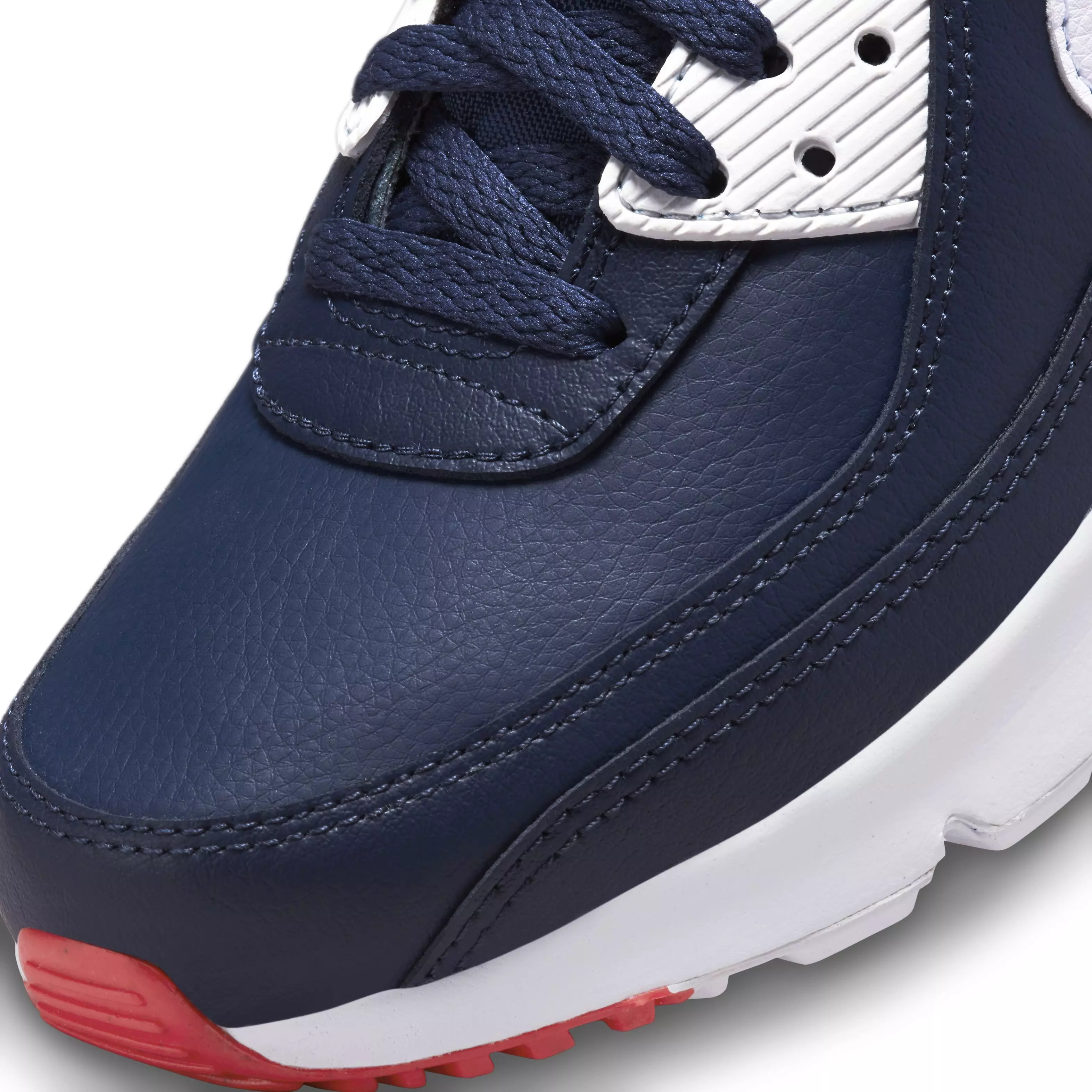 Nike Air Max 90 LTR "Obsidian/Midnight Navy/Track Red" Grade School Boys' Shoe - OBSIDIAN/NAVY/RED