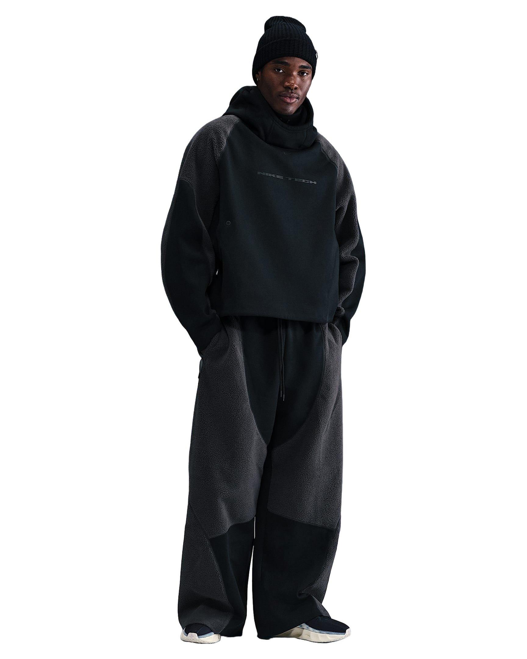 Nike Men's Tech Boreas Woven Open-Hem Pants - BLACK Thumbnail View 1