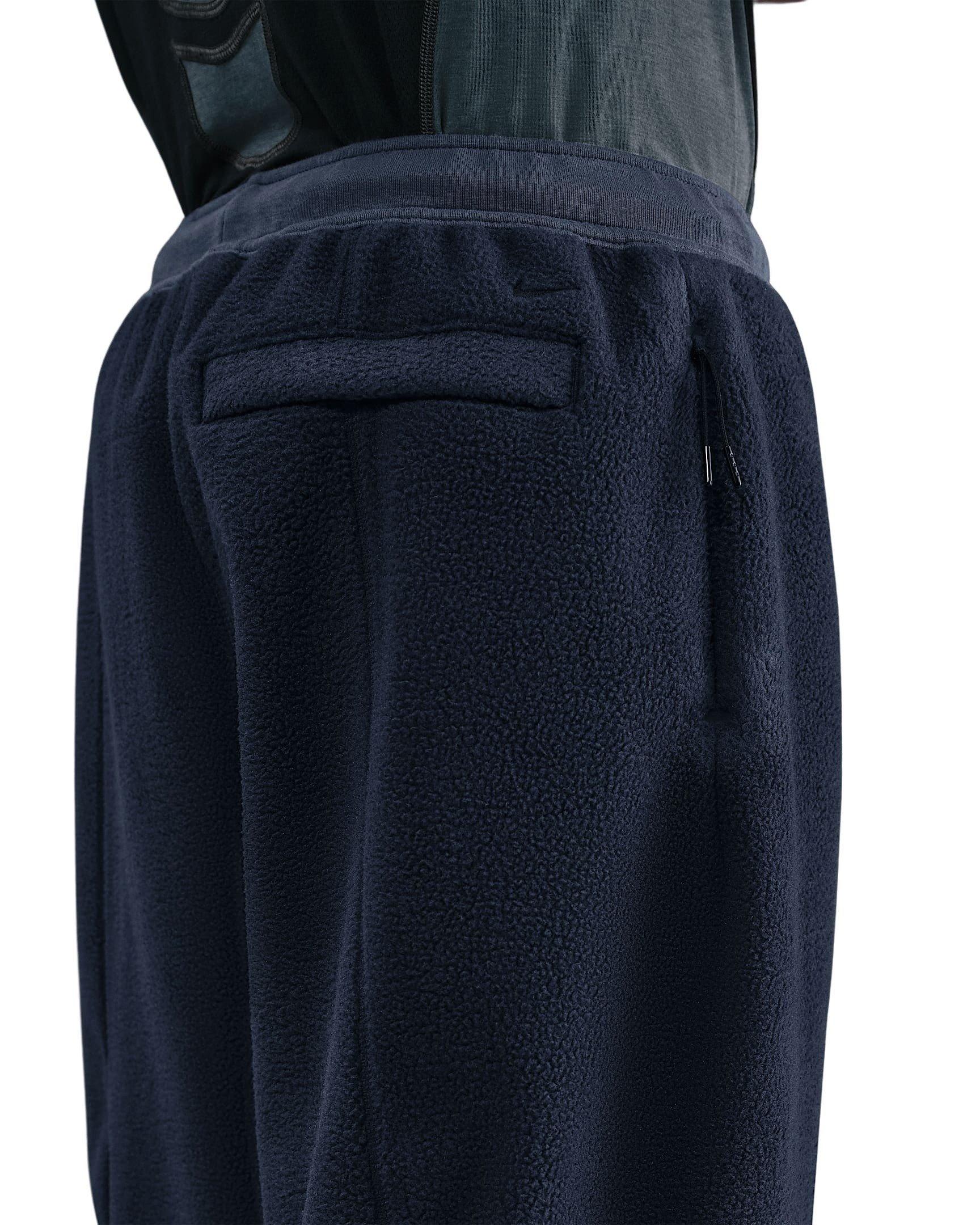 Nike Men's Tech Boreas Woven Open-Hem Pants - BLUE Thumbnail View 4