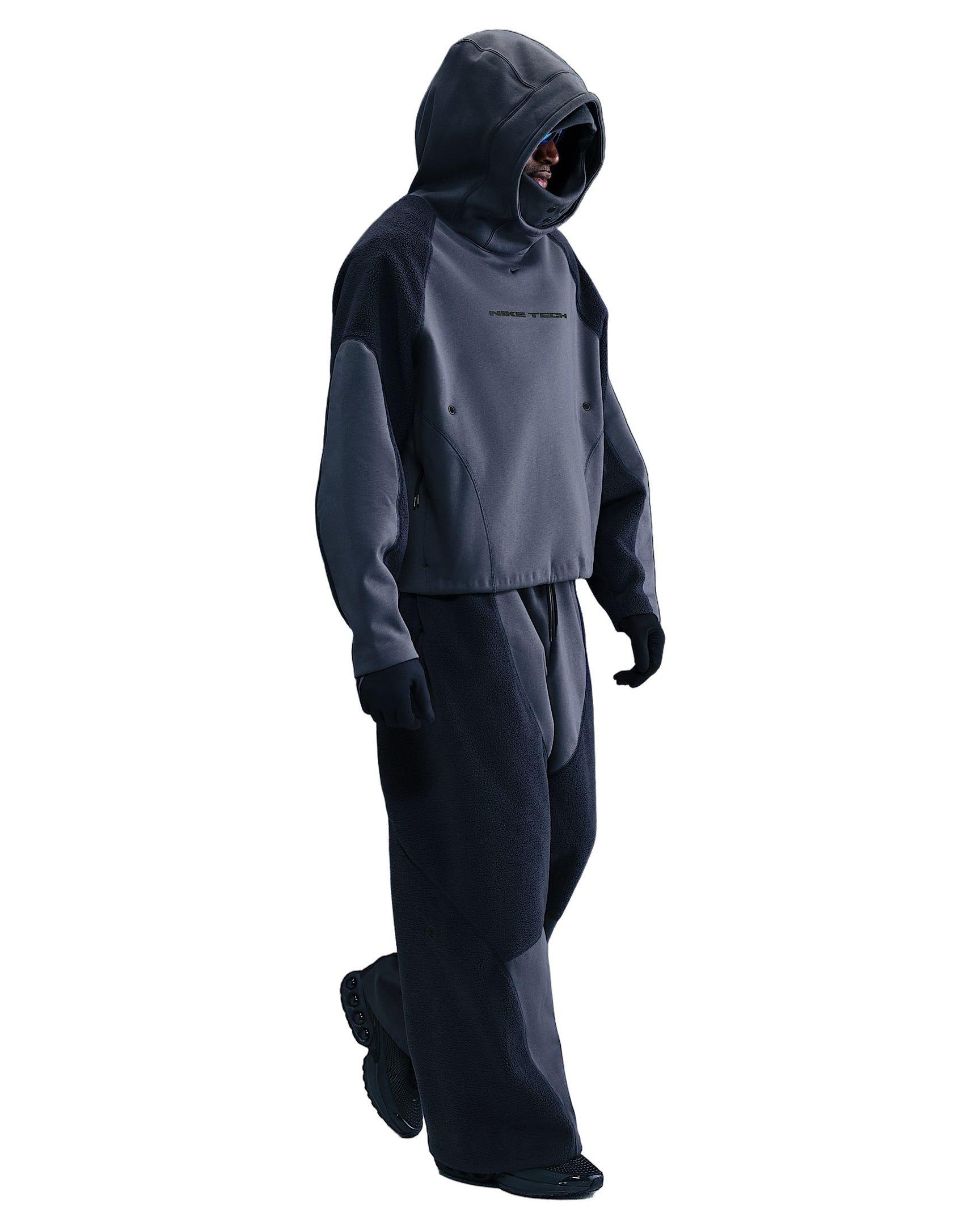 Nike Men's Tech Boreas Woven Open-Hem Pants - BLUE Thumbnail View 5