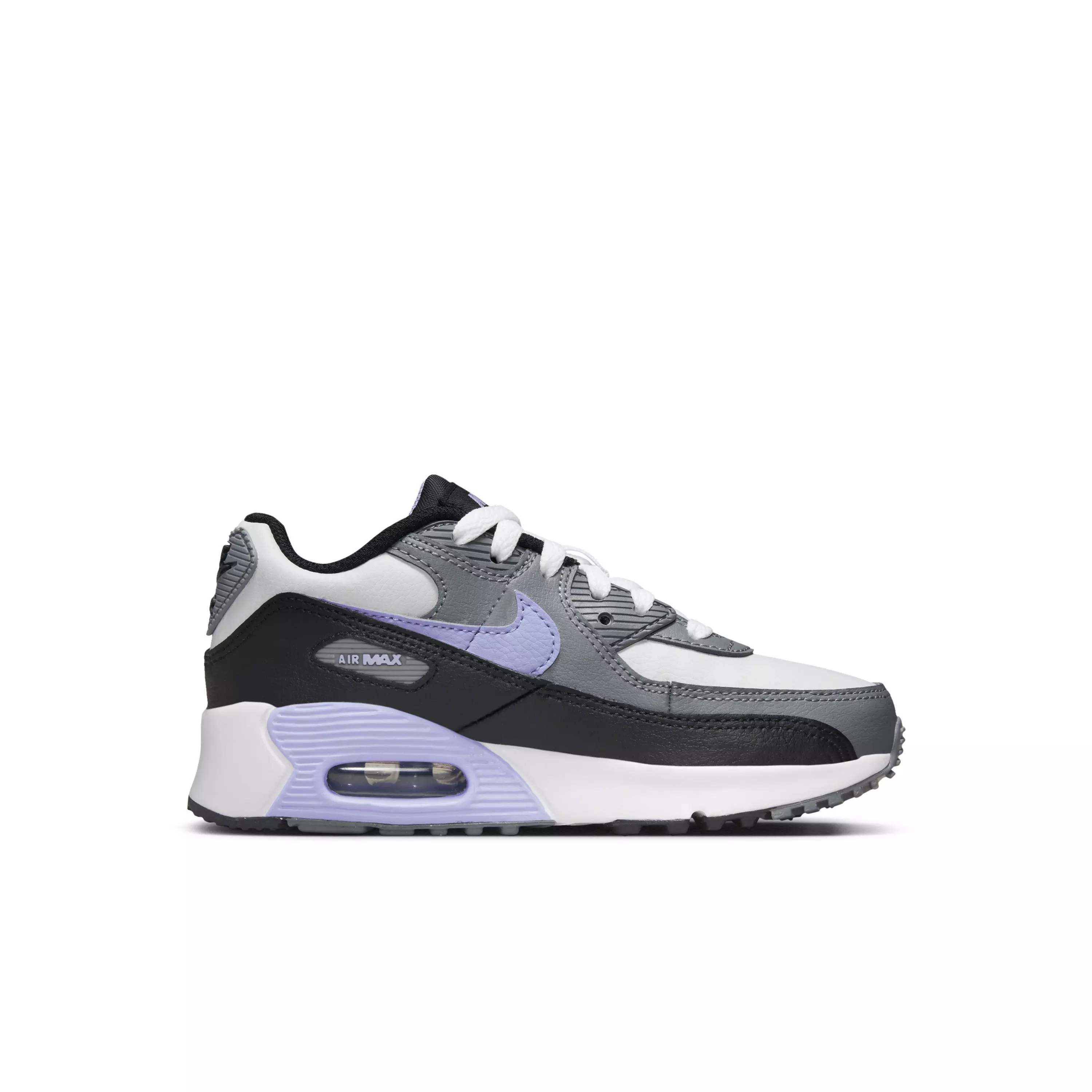 Nike Air Max 90 LTR "Photon Dust/Light Thistle/Cool Grey" Preschool Boys' Shoe - DUST/LT THISTLE/GREY
