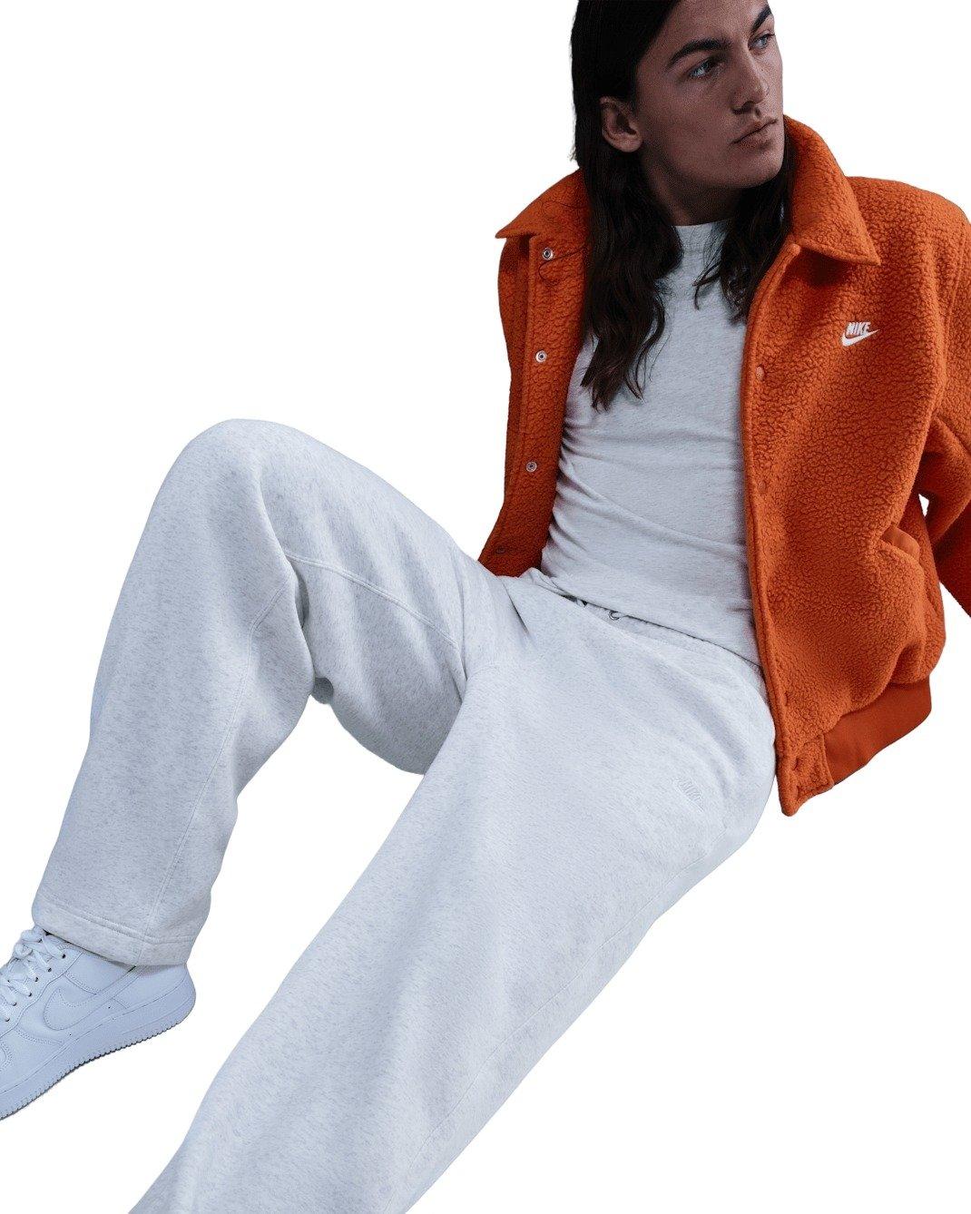 Nike Men's Sportswear Club Fleece Bungee Pants - BIRCH HEATHER Thumbnail View 3