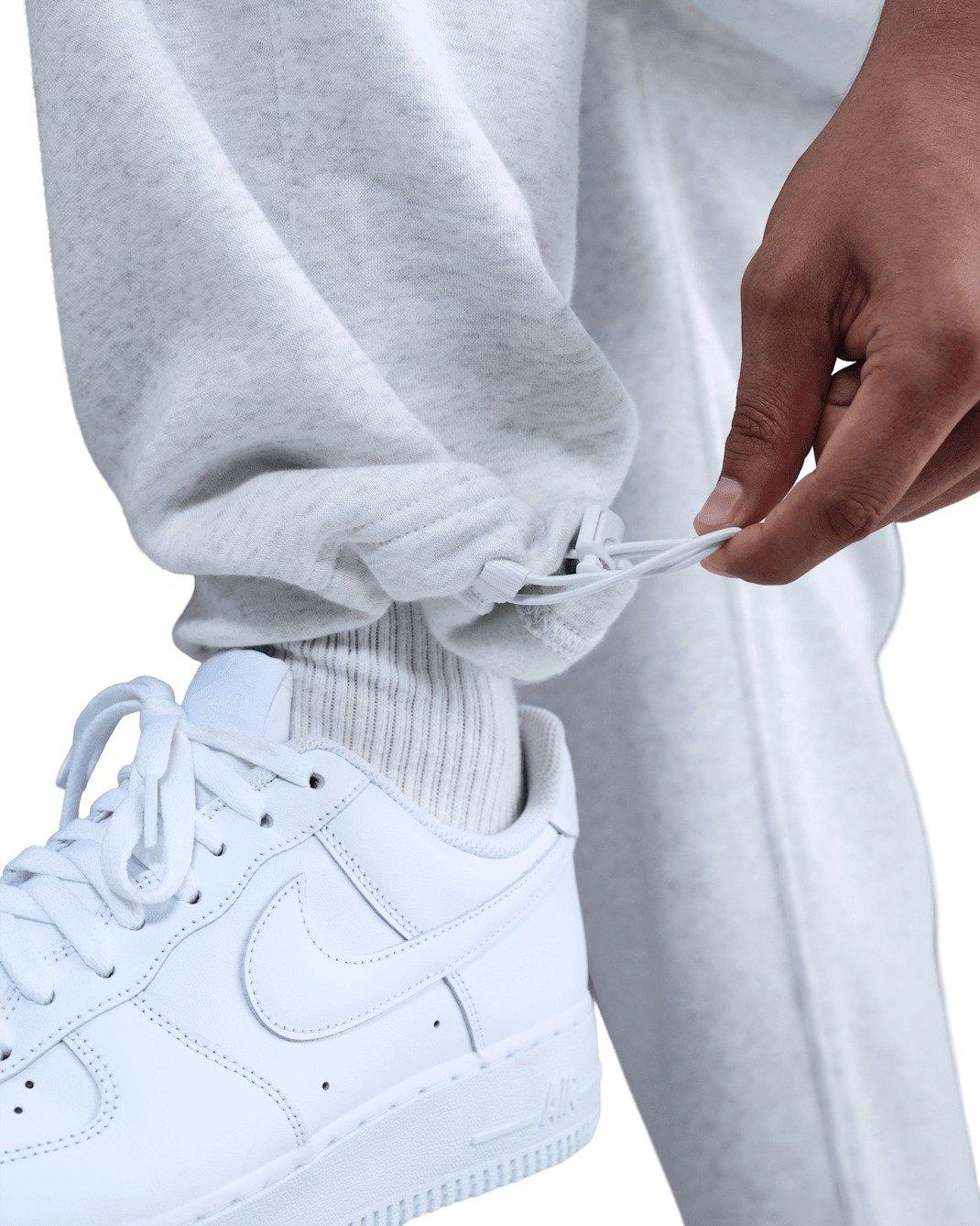 Nike Men's Sportswear Club Fleece Bungee Pants - BIRCH HEATHER Thumbnail View 4