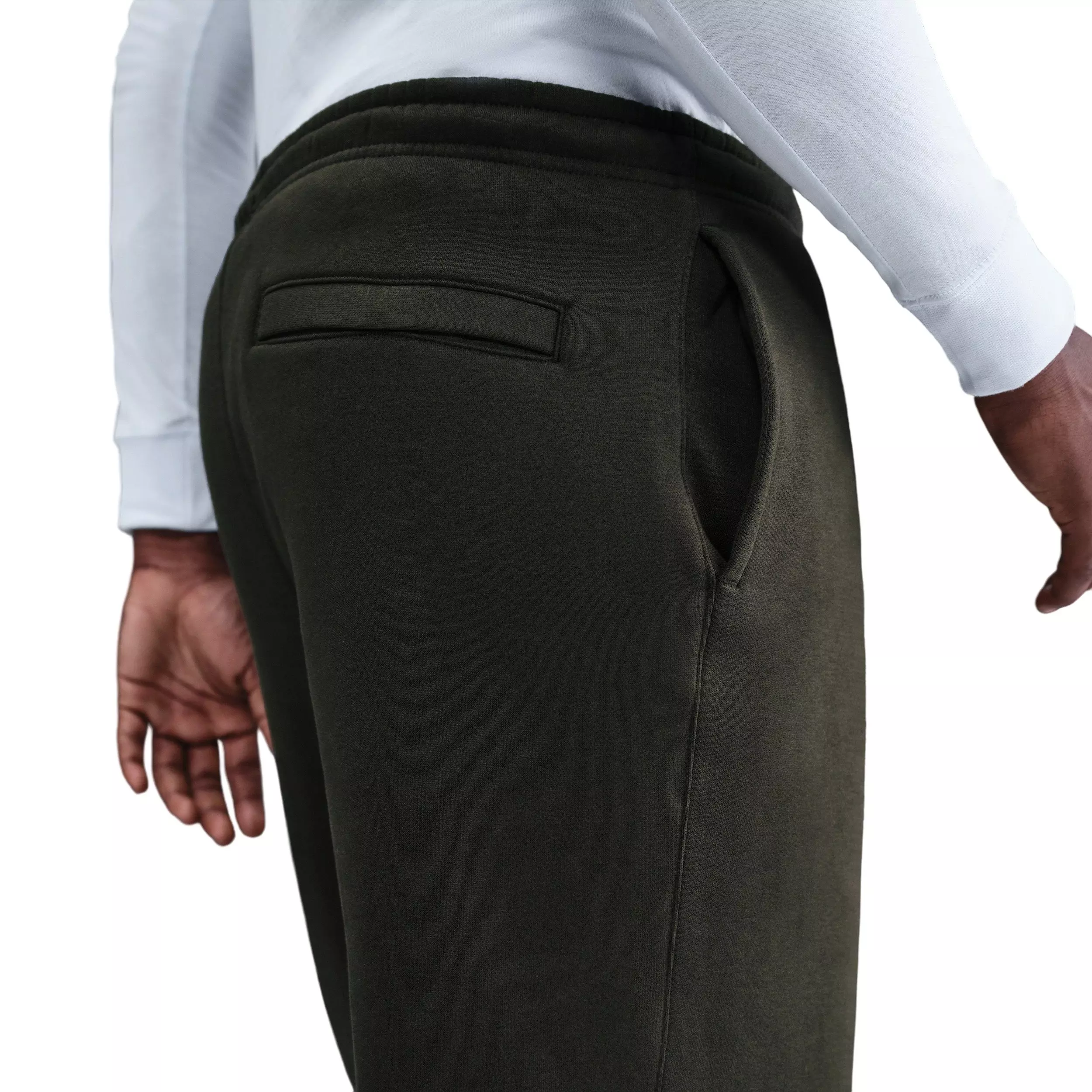 Nike Men's Sportswear Club Fleece Bungee Pants - GREEN