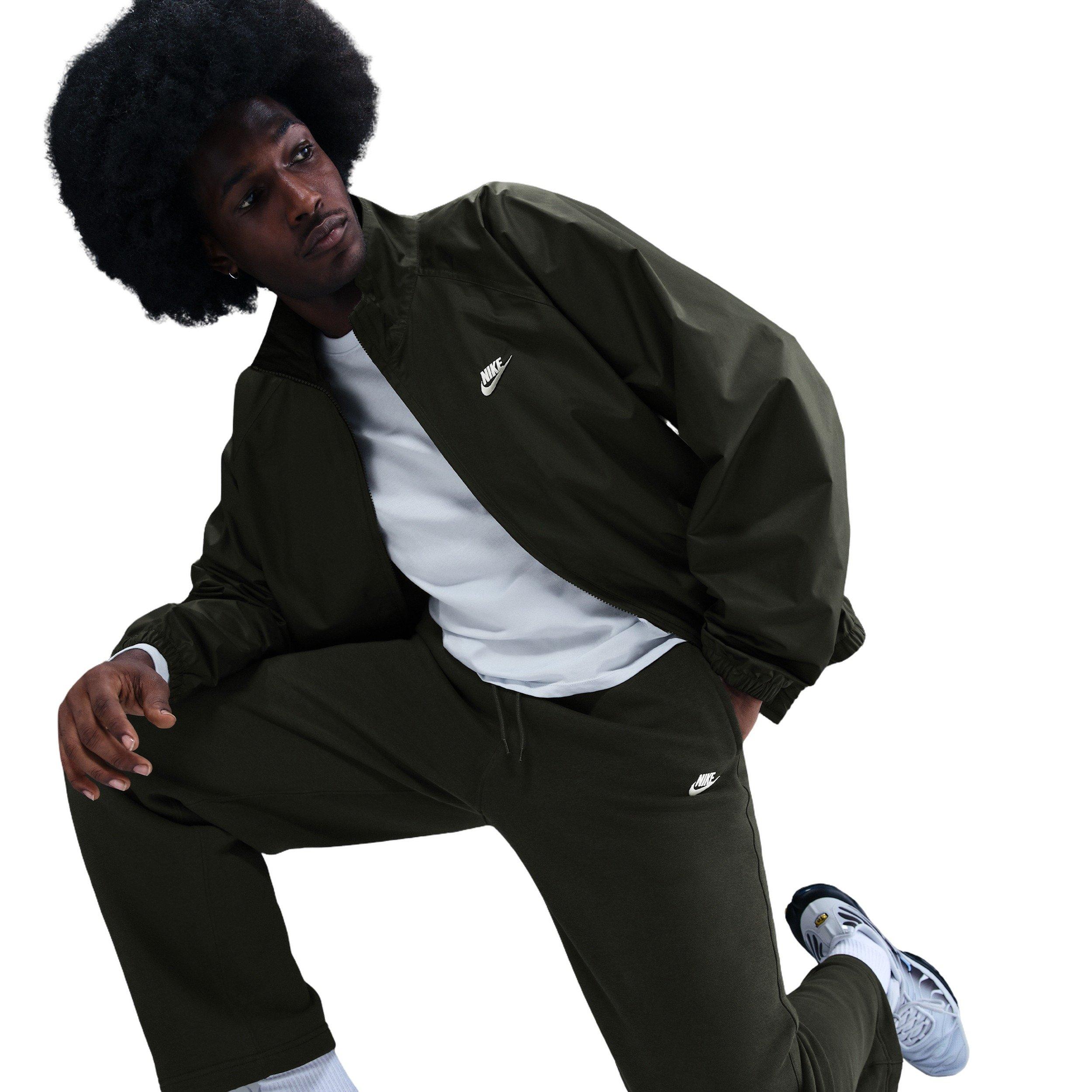 Nike Men's Sportswear Club Fleece Bungee Pants - GREEN Thumbnail View 3