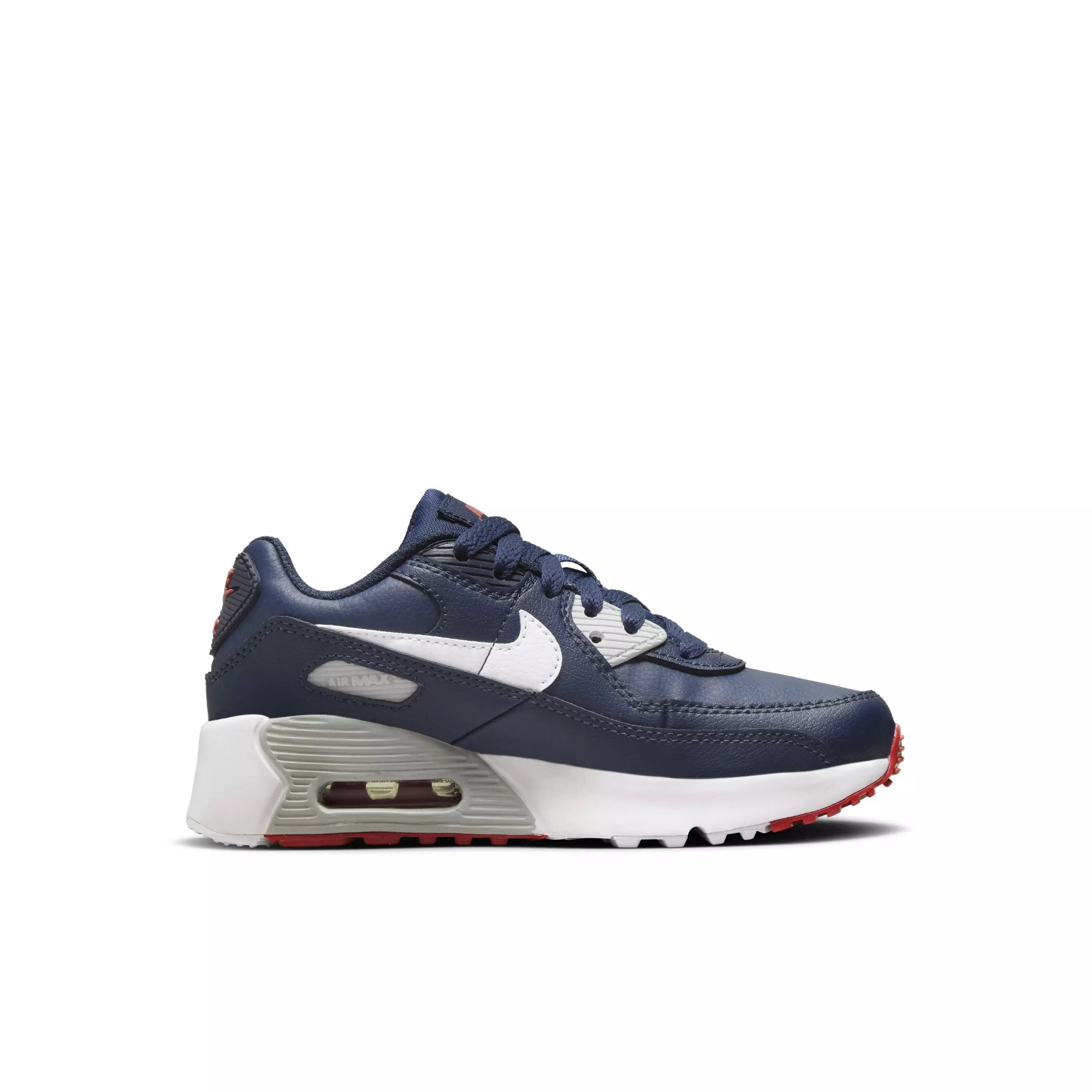 Nike Air Max 90 LTR "Obsidian/Midnight Navy/Track Red" Preschool Boys' Shoe - OBSIDIAN/NAVY/RED