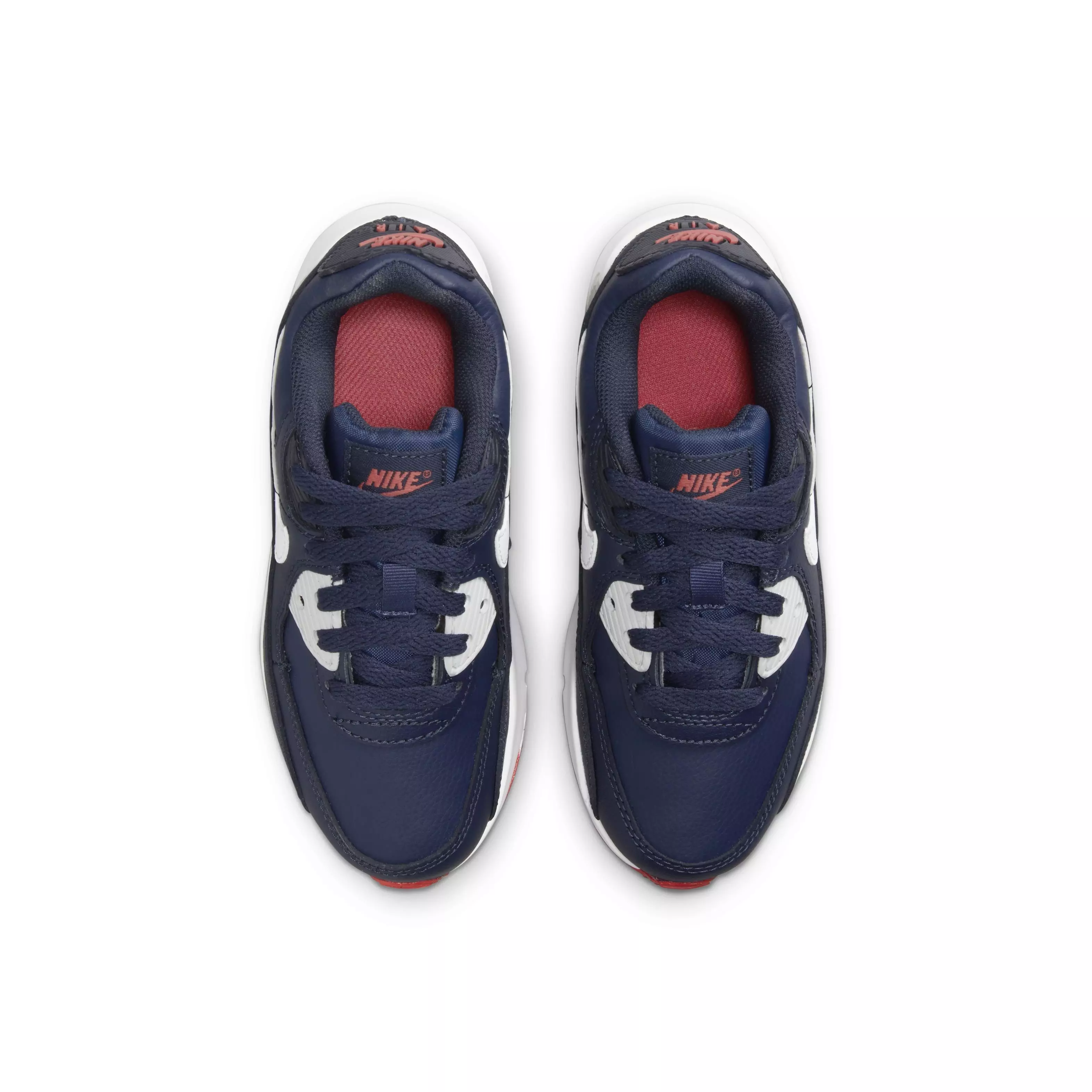 Nike Air Max 90 LTR "Obsidian/Midnight Navy/Track Red" Preschool Boys' Shoe - OBSIDIAN/NAVY/RED