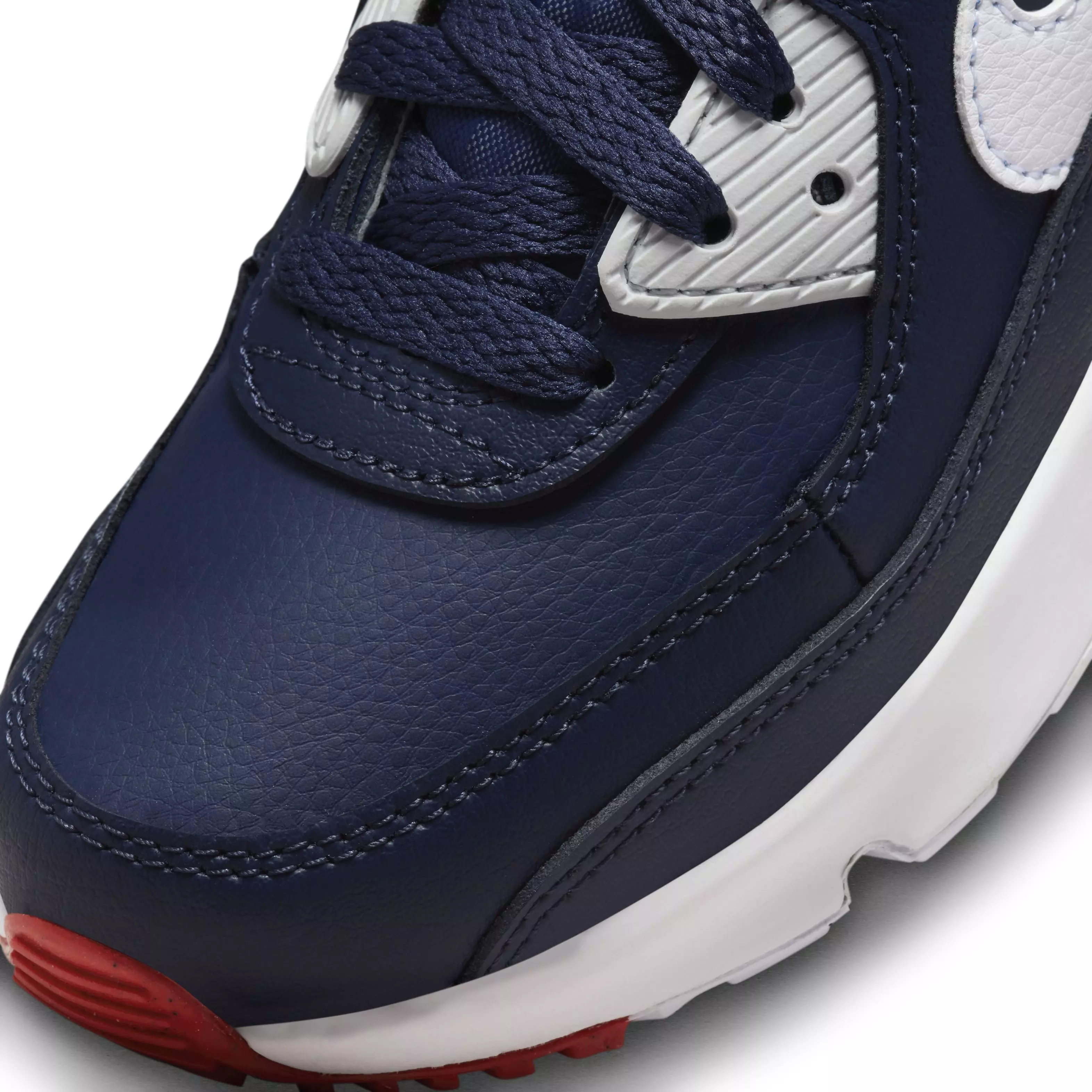 Nike Air Max 90 LTR "Obsidian/Midnight Navy/Track Red" Preschool Boys' Shoe - OBSIDIAN/NAVY/RED
